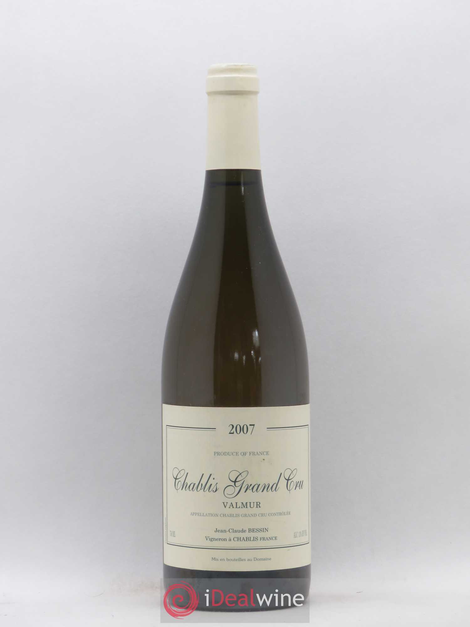 Chablis Grand Cru Valmur Domaine JC. Bessin 2007 - Posten von 1 Flasche - 0