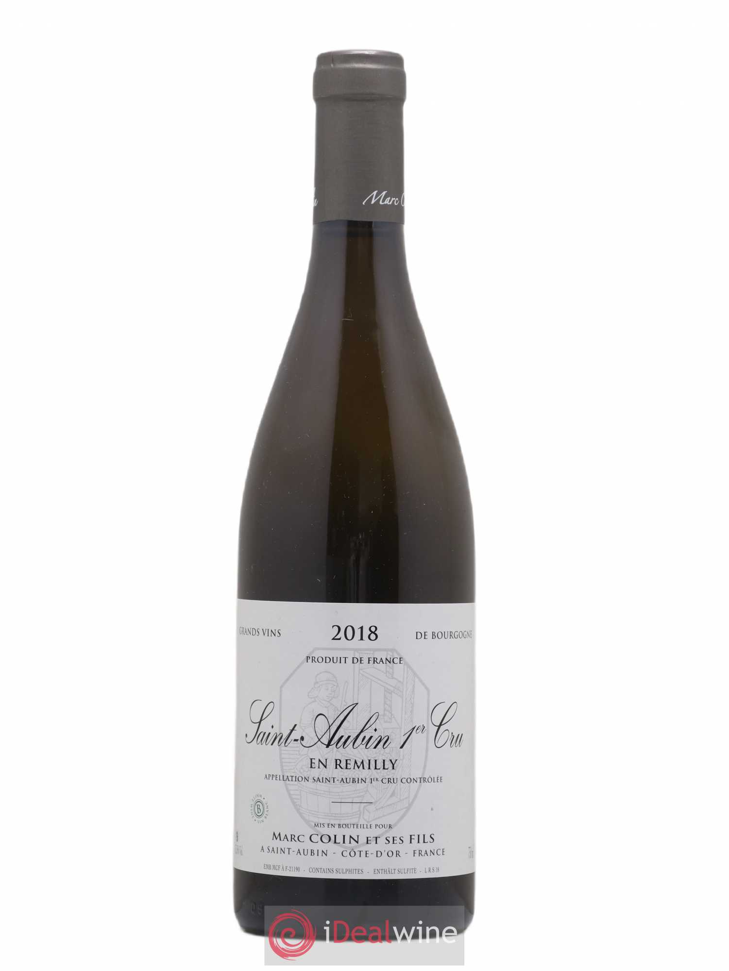 Saint-Aubin 1er Cru En Rémilly Marc Colin & Fils 2018 - Lot de 1 bouteille - 0