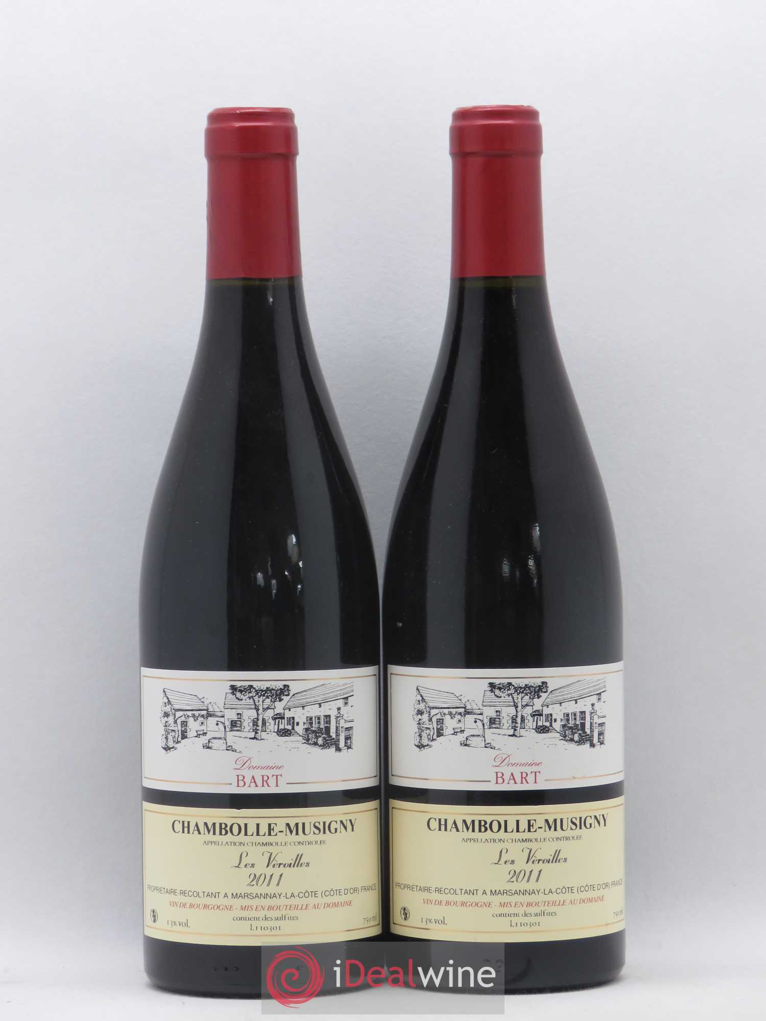 Chambolle-Musigny Les Véroilles Bart (Domaine) 2011 - Lot de 2 bouteilles - 0