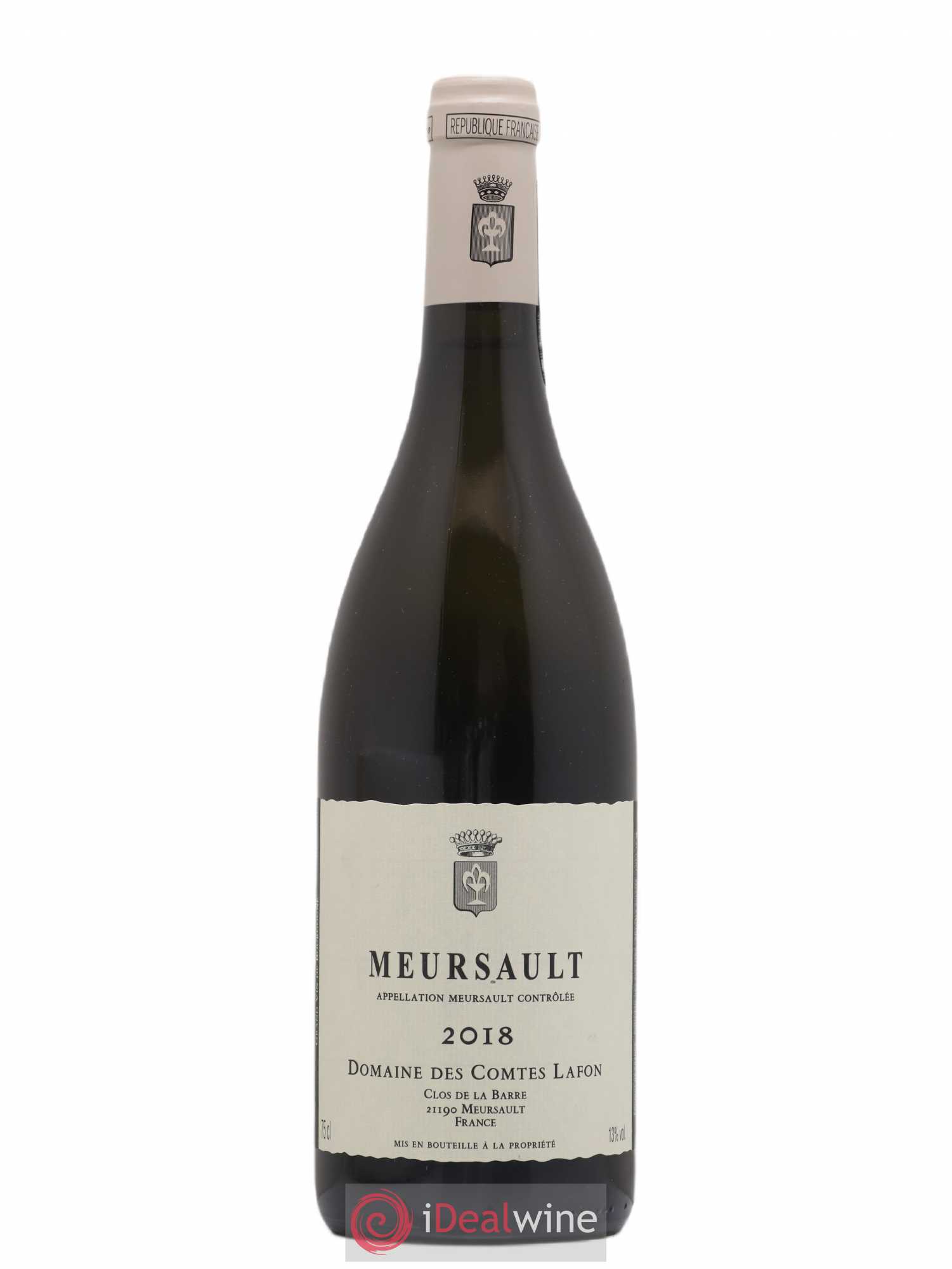 Meursault Comtes Lafon (Domaine des) 2018 - Lot de 1 bouteille - 0