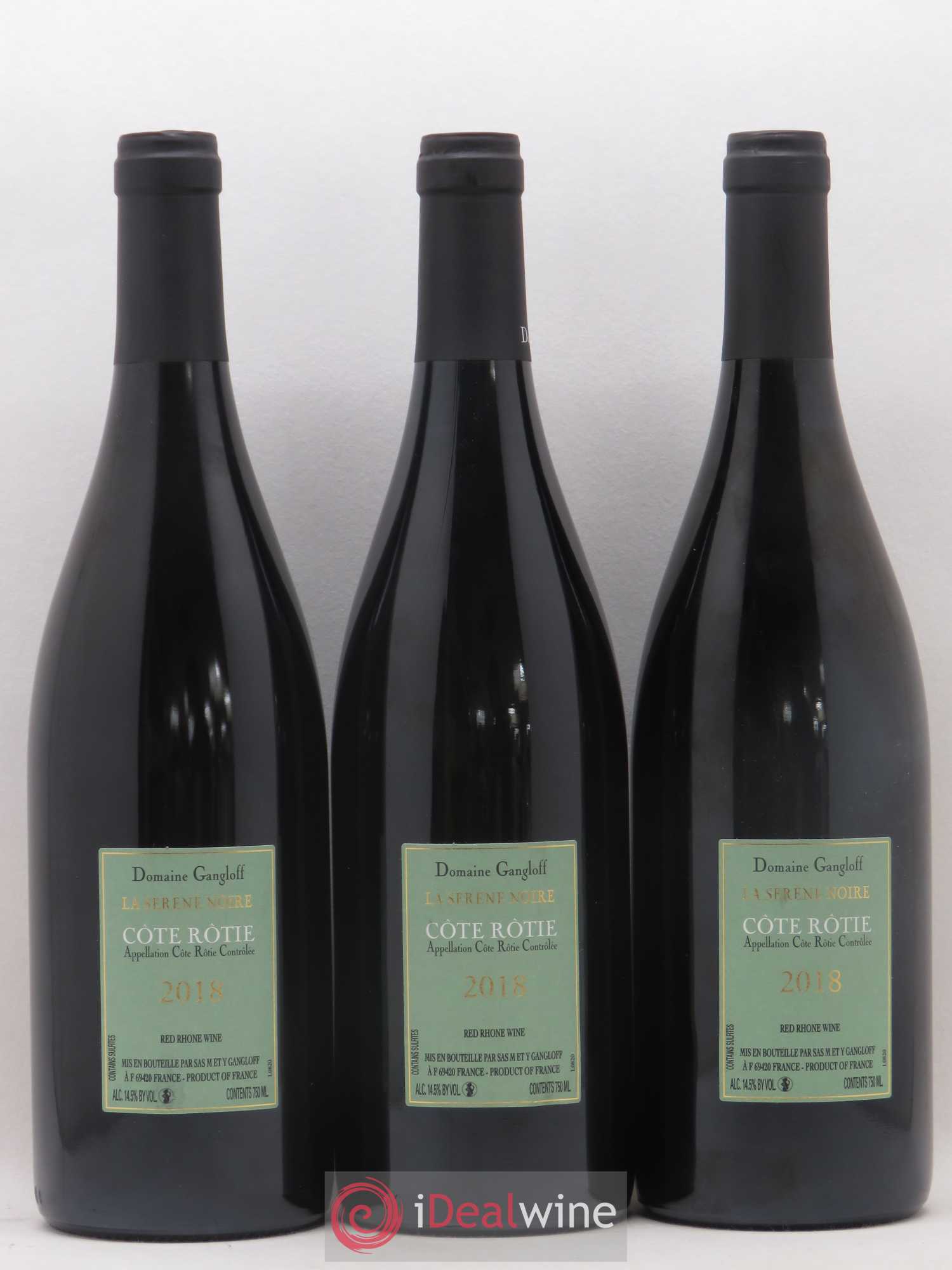 Côte-Rôtie La Sereine Noire Gangloff (Domaine) 2018 - Lot de 3 bouteilles - 1