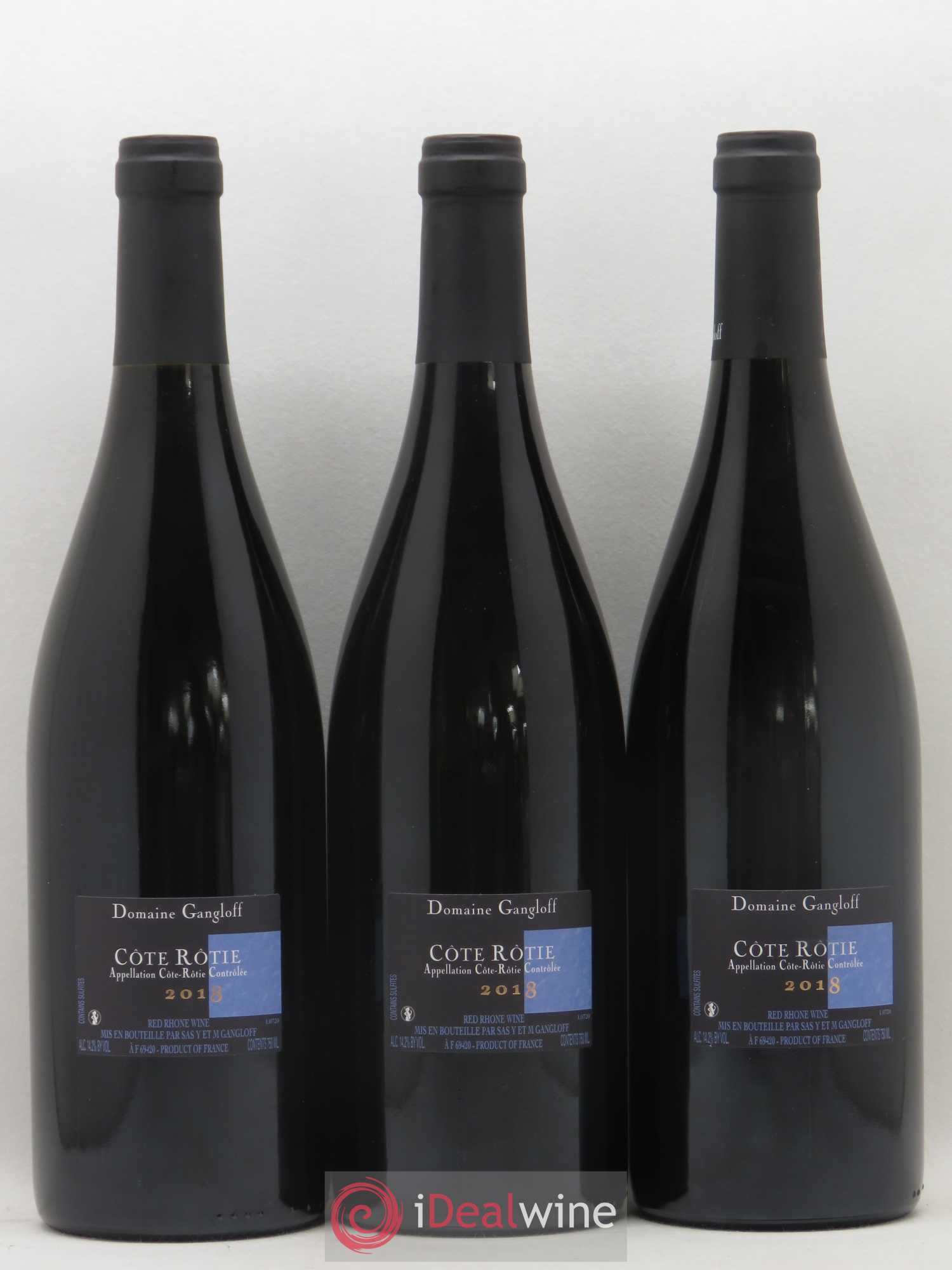 Côte-Rôtie La Barbarine Gangloff (Domaine) 2018 - Lot de 3 bouteilles - 1