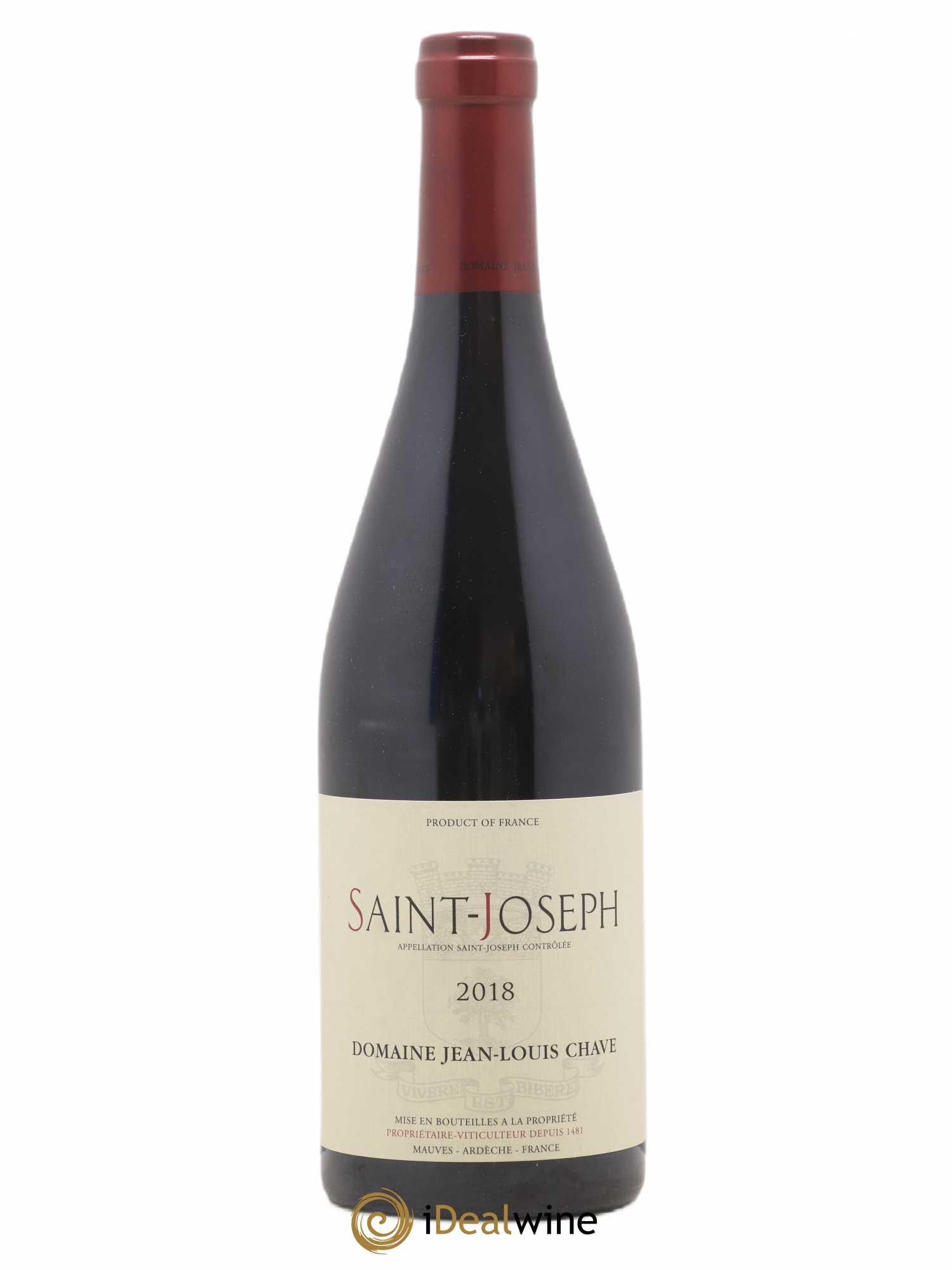Saint-Joseph Jean-Louis Chave 2018 - Lot de 1 bouteille - 0