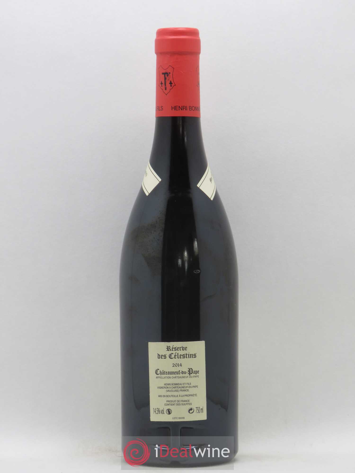 Châteauneuf-du-Pape Réserve des Célestins Henri Bonneau & Fils Hommage à Henri Bonneau 2014 - Lot de 1 bouteille - 1