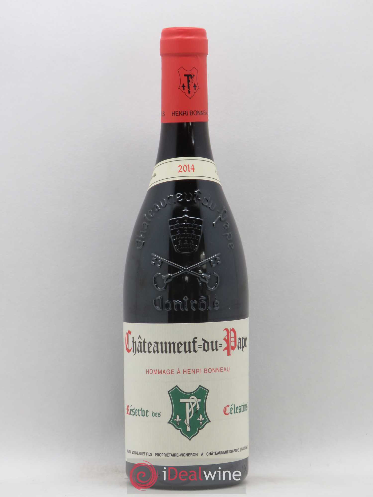 Châteauneuf-du-Pape Réserve des Célestins Henri Bonneau & Fils Hommage à Henri Bonneau 2014 - Lot de 1 bouteille - 0