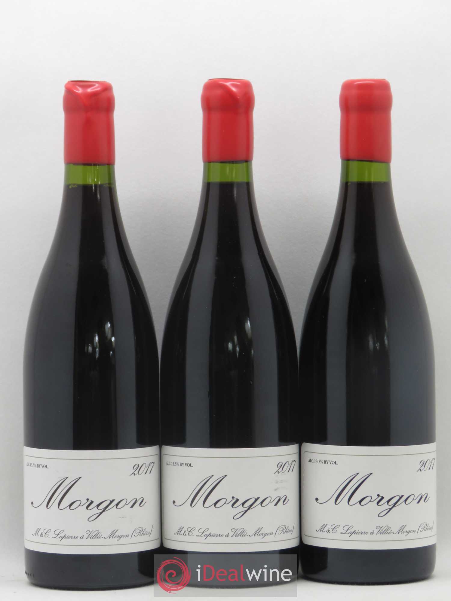 Morgon Marcel Lapierre (Domaine) 2017 - Lot de 3 bouteilles - 0