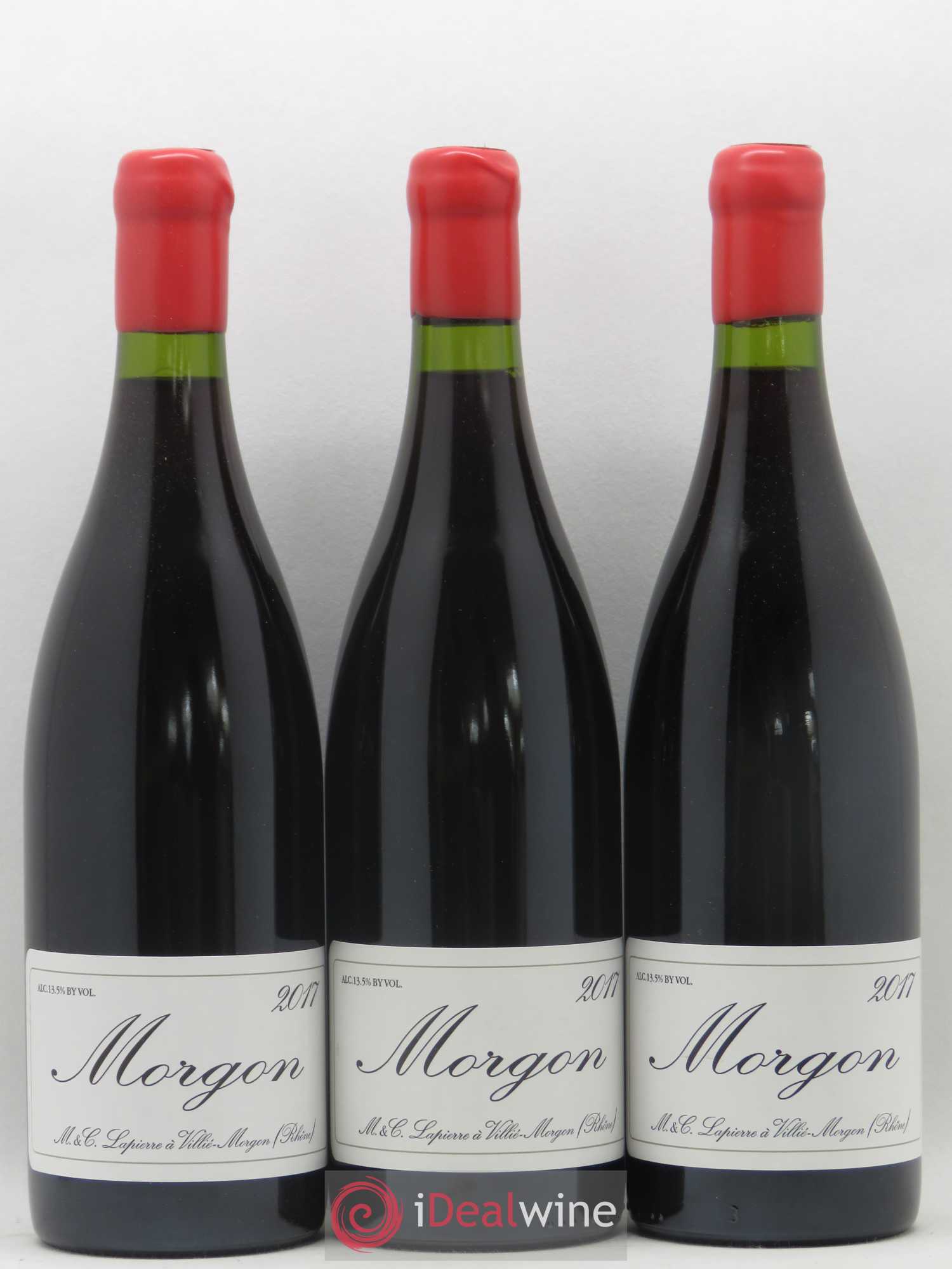 Morgon Marcel Lapierre (Domaine) 2017 - Lot de 3 bouteilles - 0