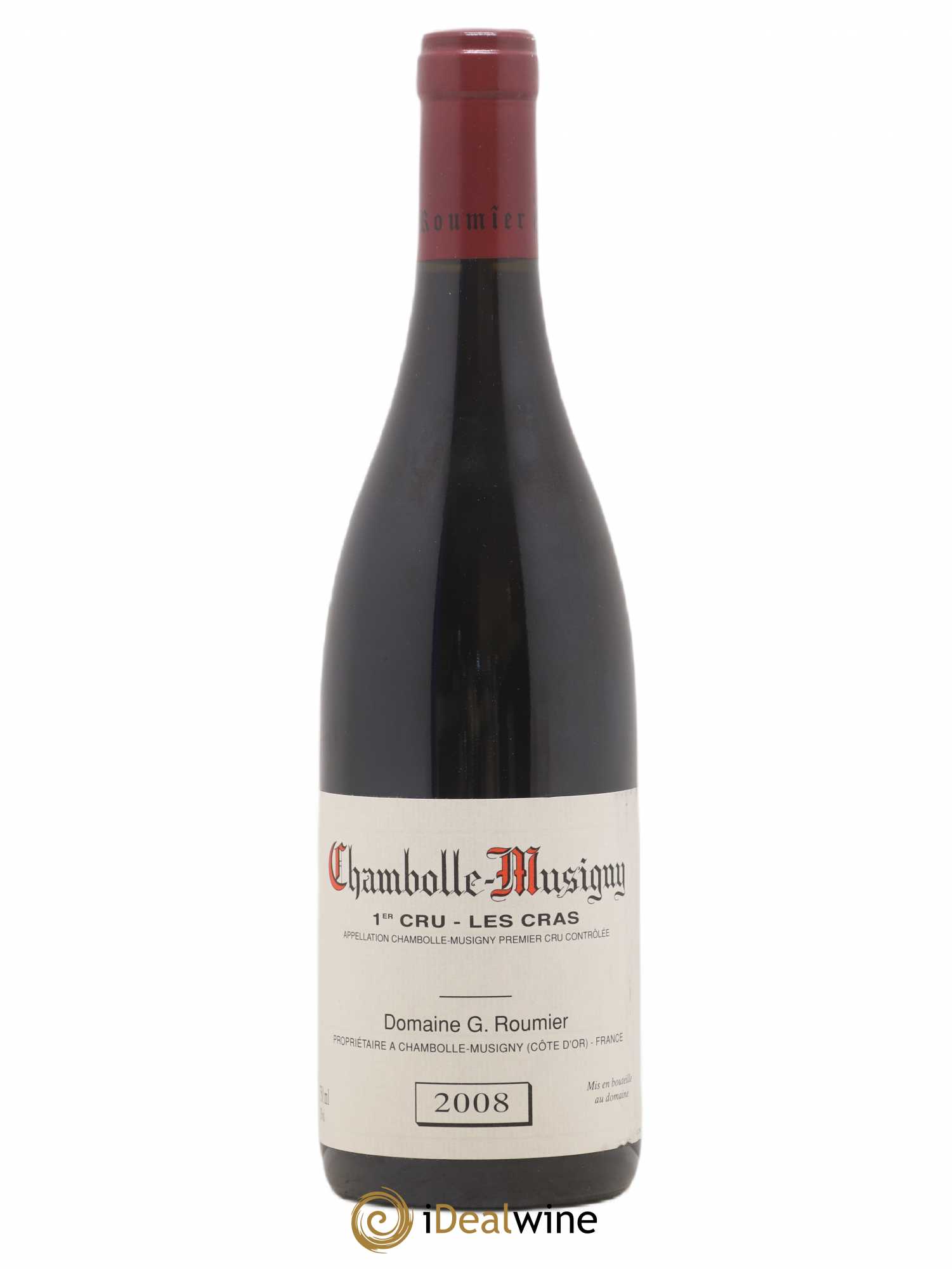 Chambolle-Musigny 1er Cru Les Cras Georges Roumier (Domaine) 2008 - Lot de 1 bouteille - 0