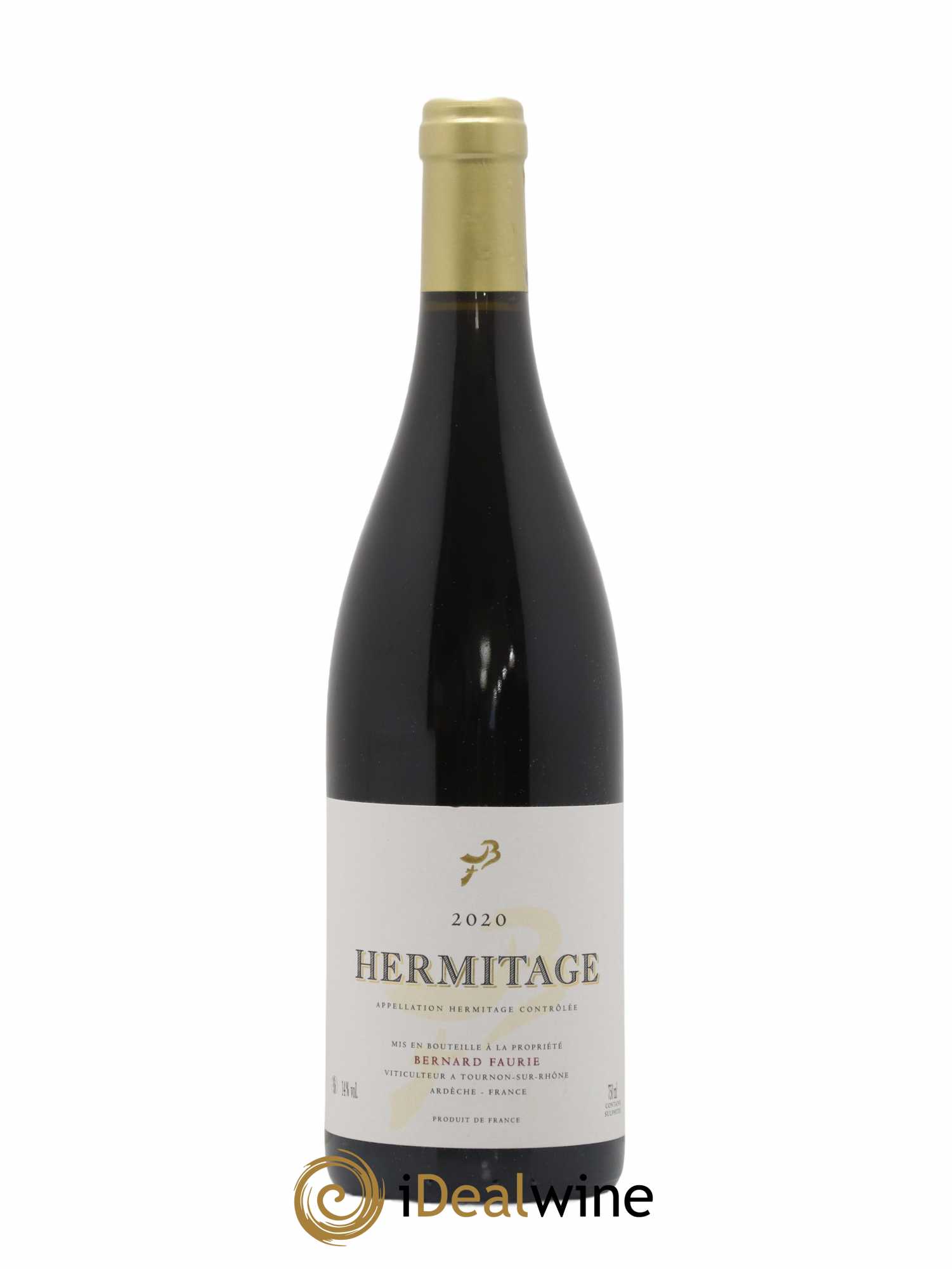 Hermitage Bessards Méal (capsule dorée) Bernard Faurie 2020 - Lot de 1 bouteille - 0