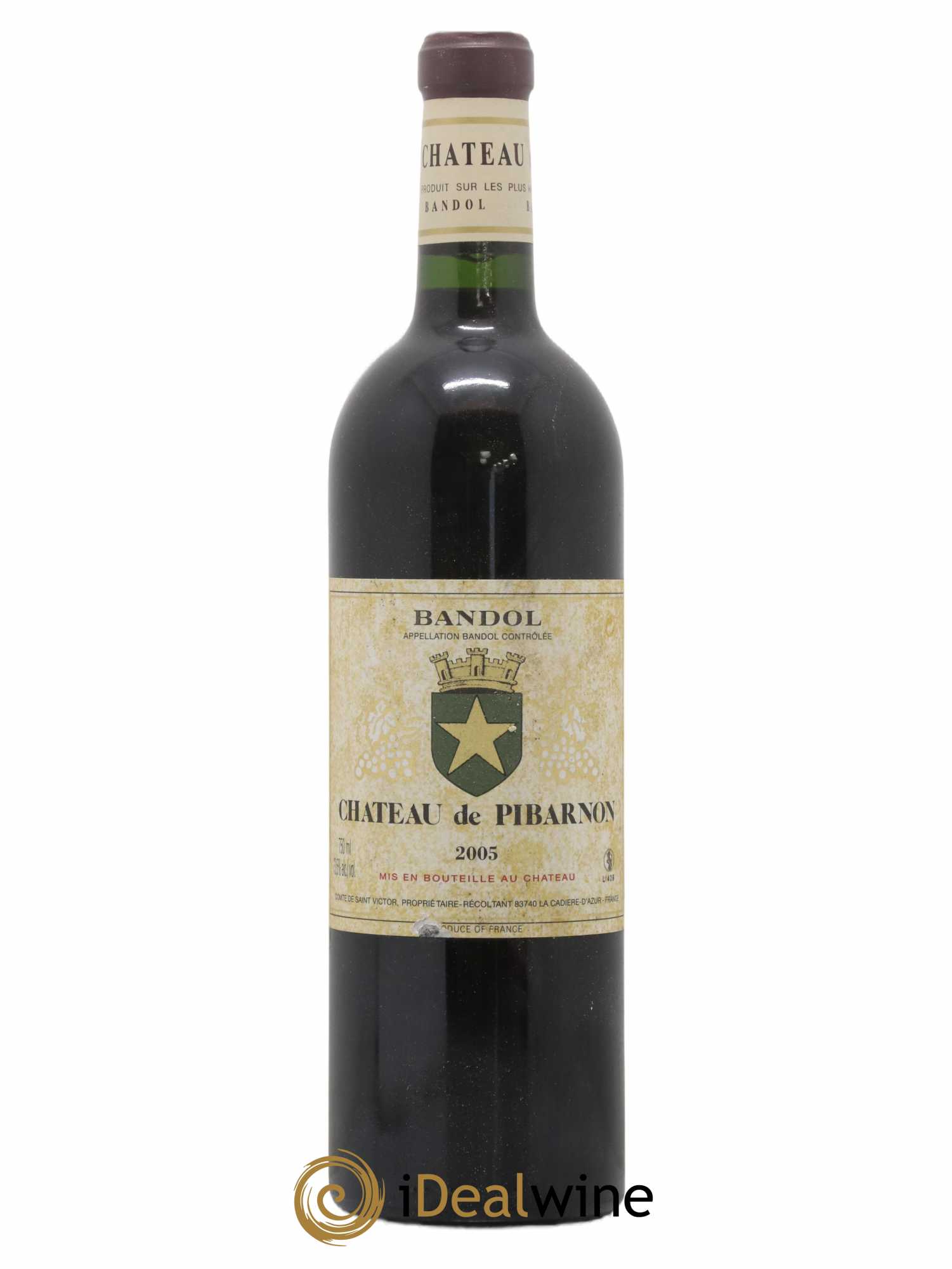 Bandol Château de Pibarnon Comte de Saint-Victor 2005 - Lot de 1 bouteille - 0