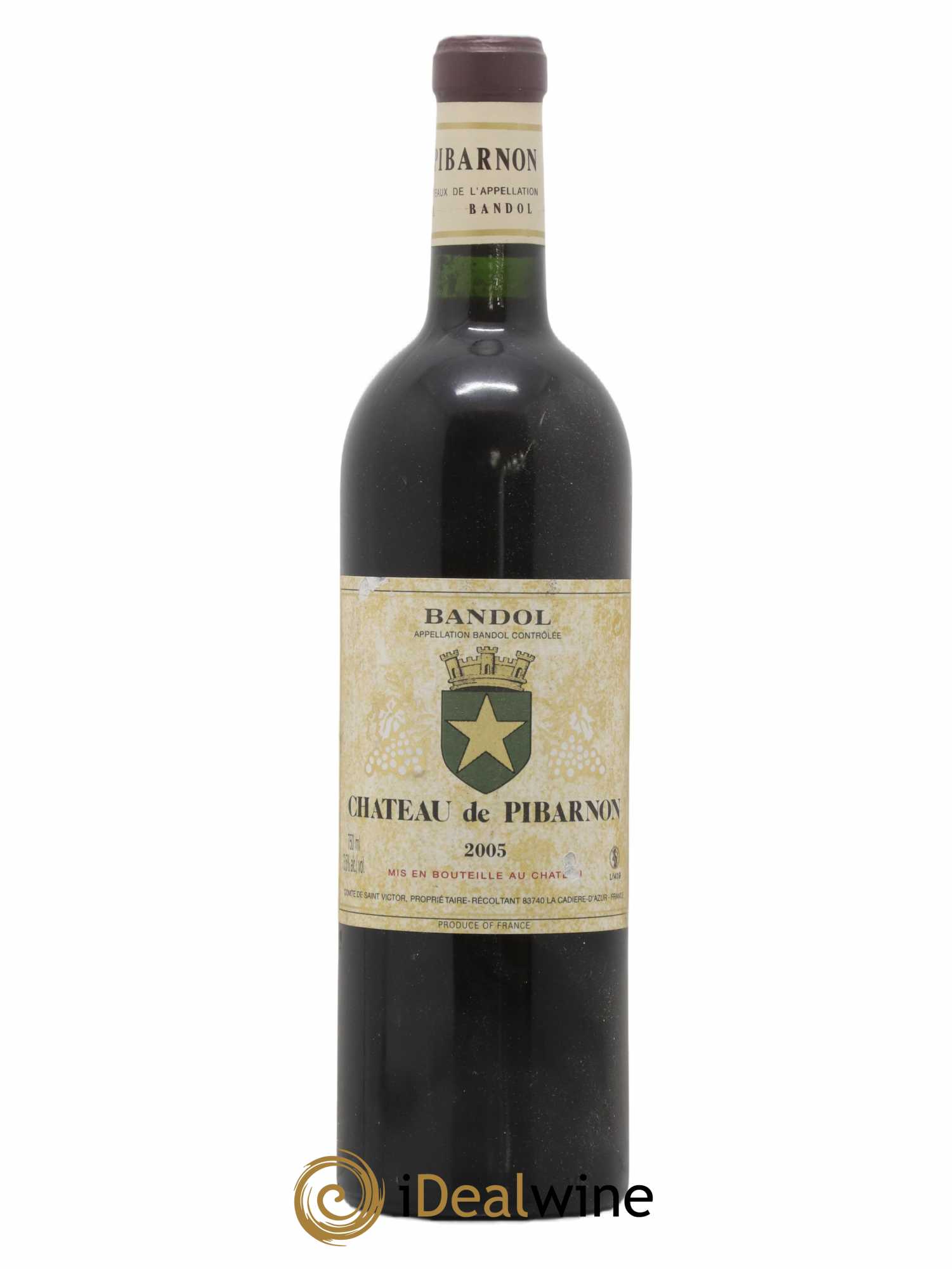 Bandol Château de Pibarnon Comte de Saint-Victor 2005 - Lot de 1 bouteille - 0