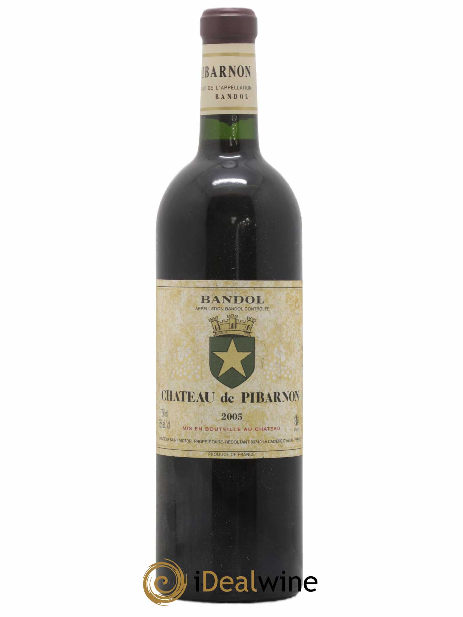 Bandol Château de Pibarnon Comte de Saint-Victor 2005 - Lot de 1 bouteille - 0