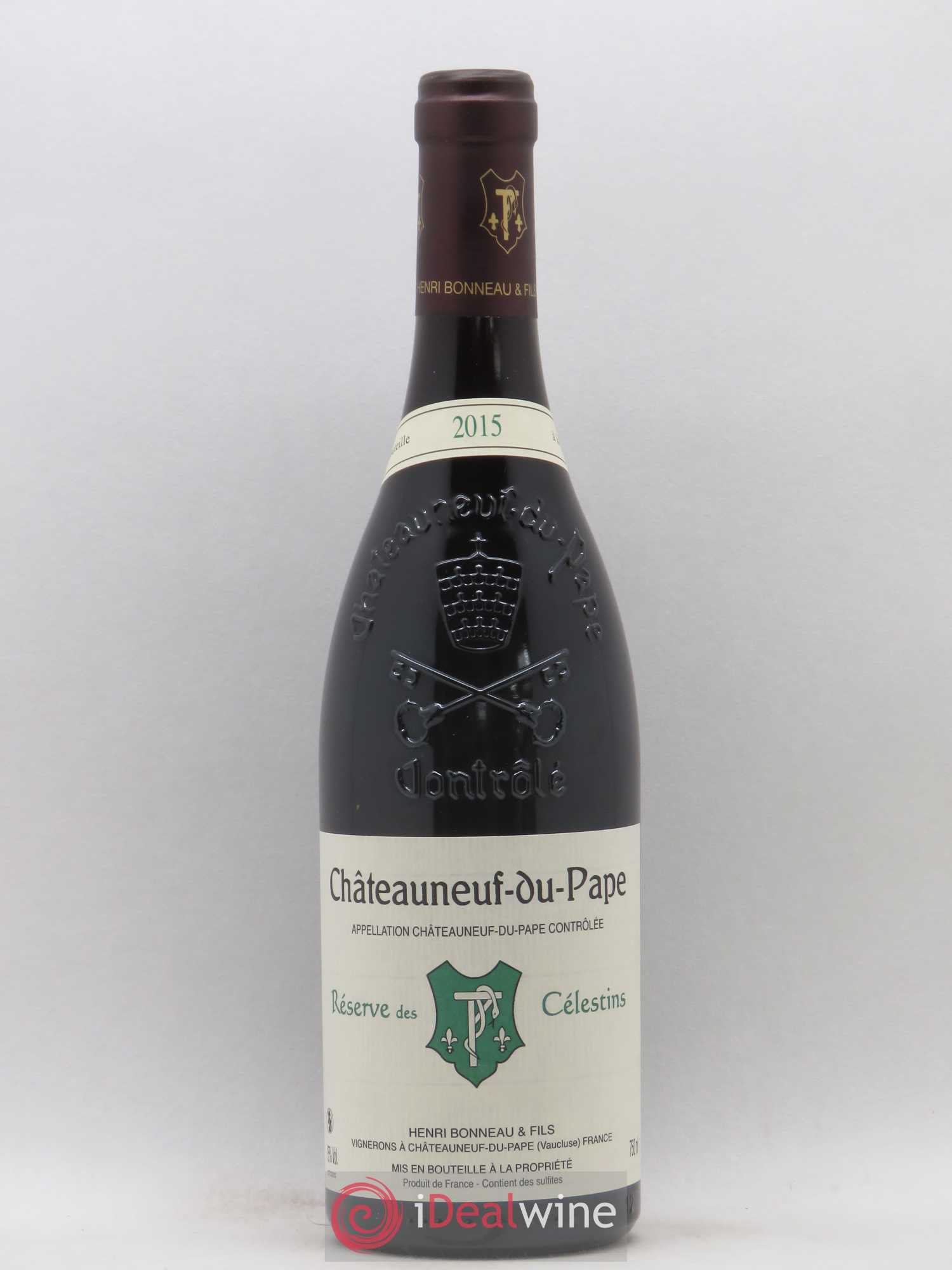 Châteauneuf-du-Pape Réserve des Célestins Henri Bonneau & Fils 2015 - Lot de 1 bouteille - 0
