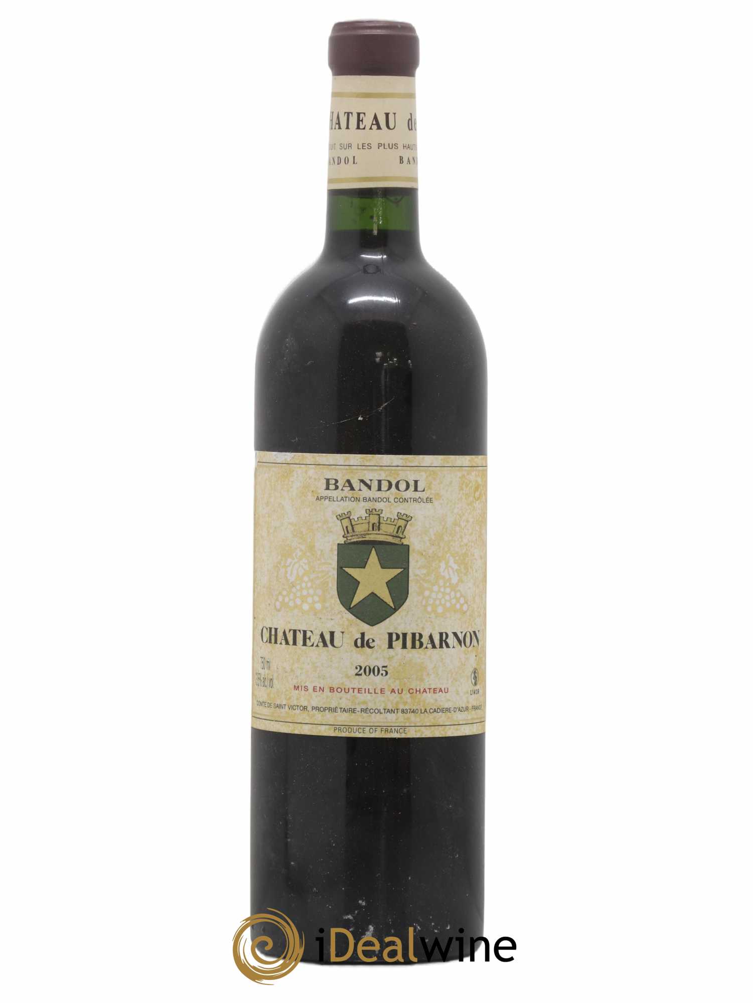 Bandol Château de Pibarnon Comte de Saint-Victor 2005 - Lot de 1 bouteille - 0