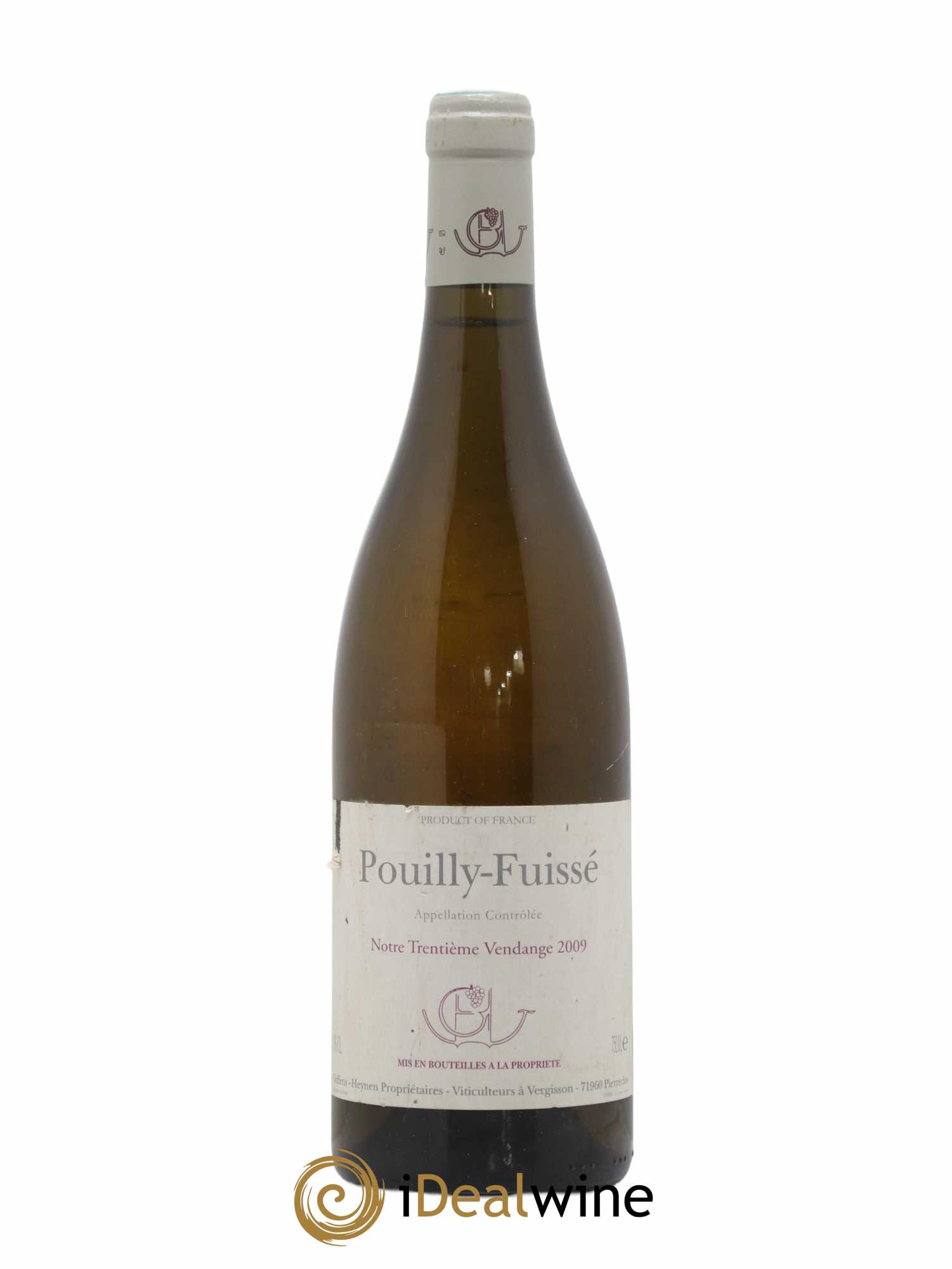 Pouilly-Fuissé Notre Trentième Vendange Guffens-Heynen 2009 - Lot de 1 bouteille - 0