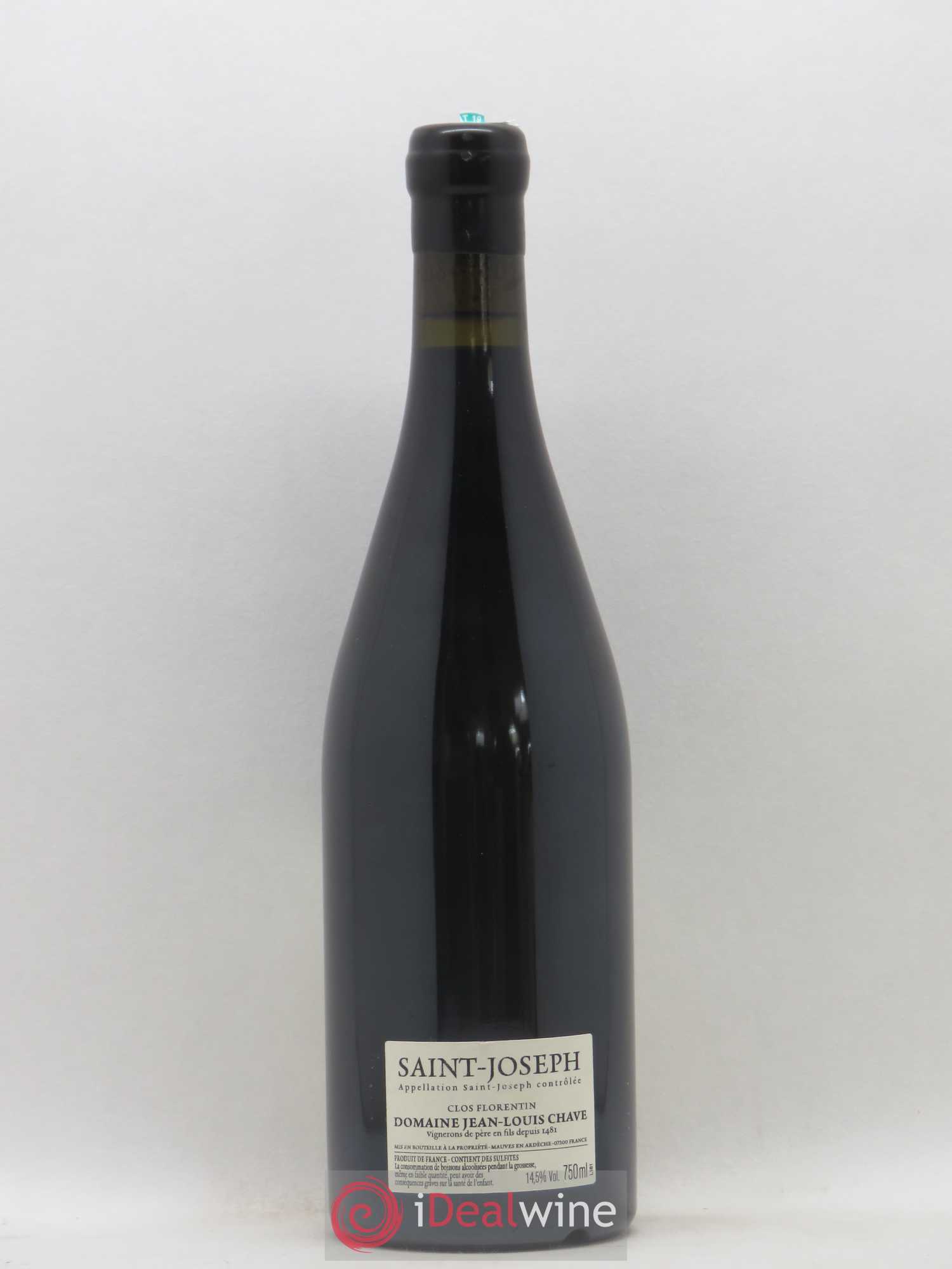 Saint-Joseph Clos Florentin Jean-Louis Chave 2018 - Lot de 1 bouteille - 1
