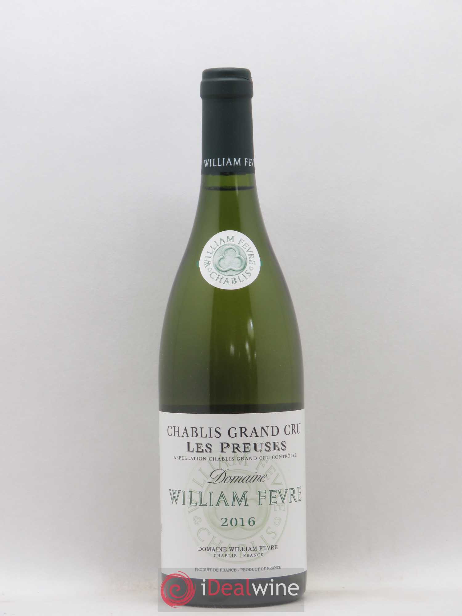 Chablis Grand Cru les Preuses William Fèvre 2016 - Lot de 1 bouteille - 0