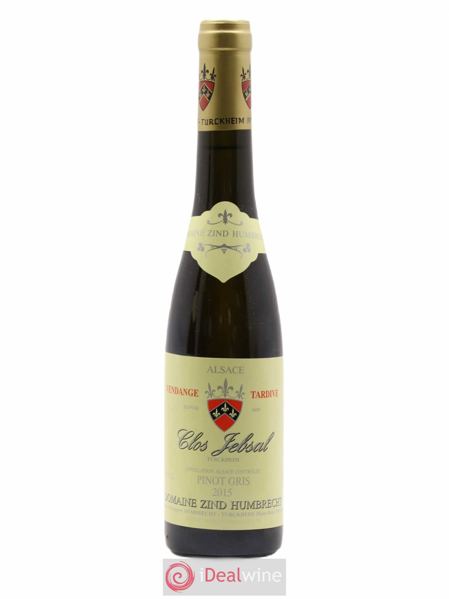 Alsace Pinot Gris Clos Jebsal Vendanges Tardives Zind-Humbrecht (Domaine) 2015 - Lotto di 1 mezza bottiglia - 0
