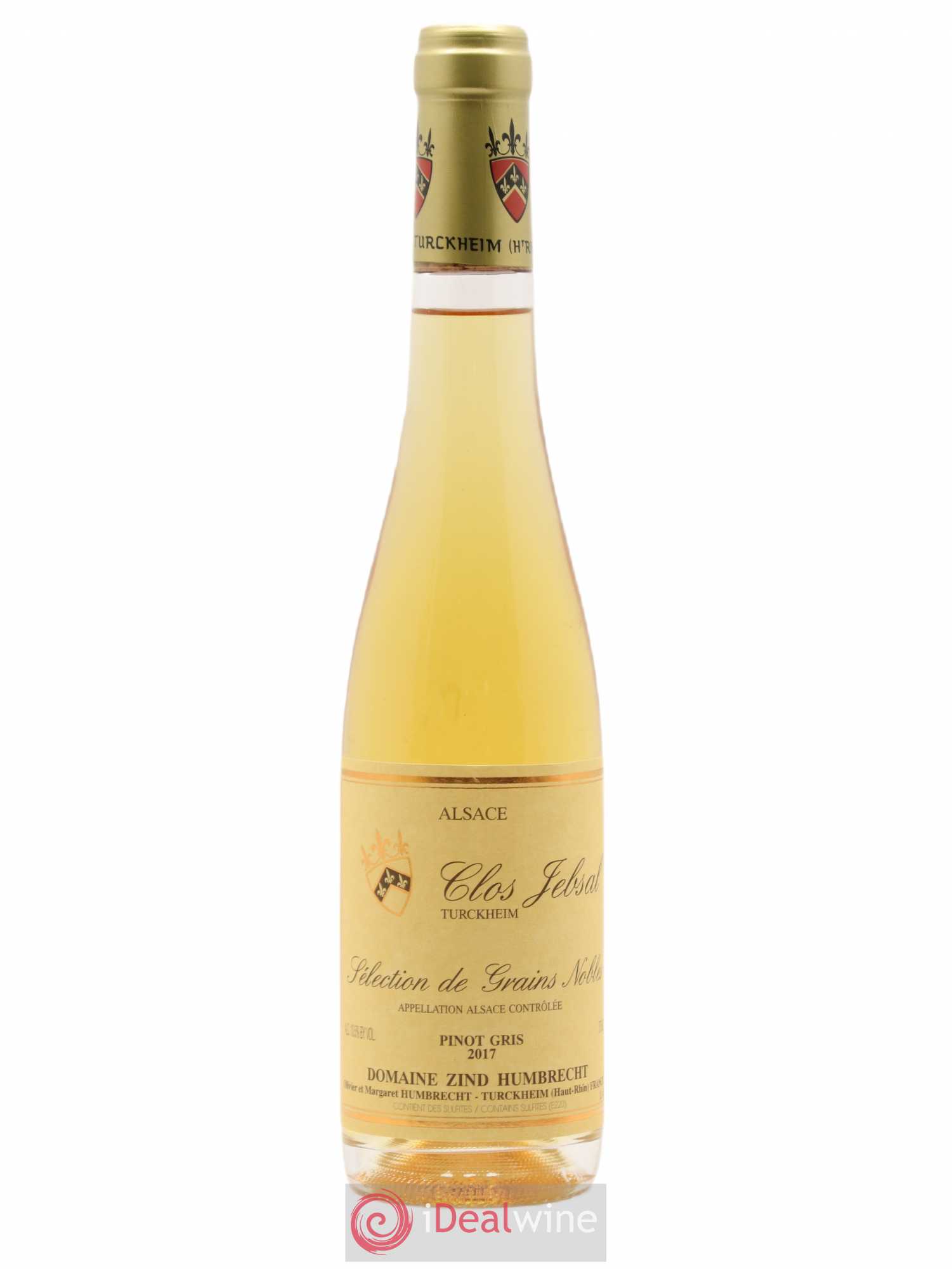 Alsace Pinot Gris Clos Jebsal Sélection de Grains Nobles Zind-Humbrecht (Domaine) 2017 - Posten von 1 Demi-Flasche - 0