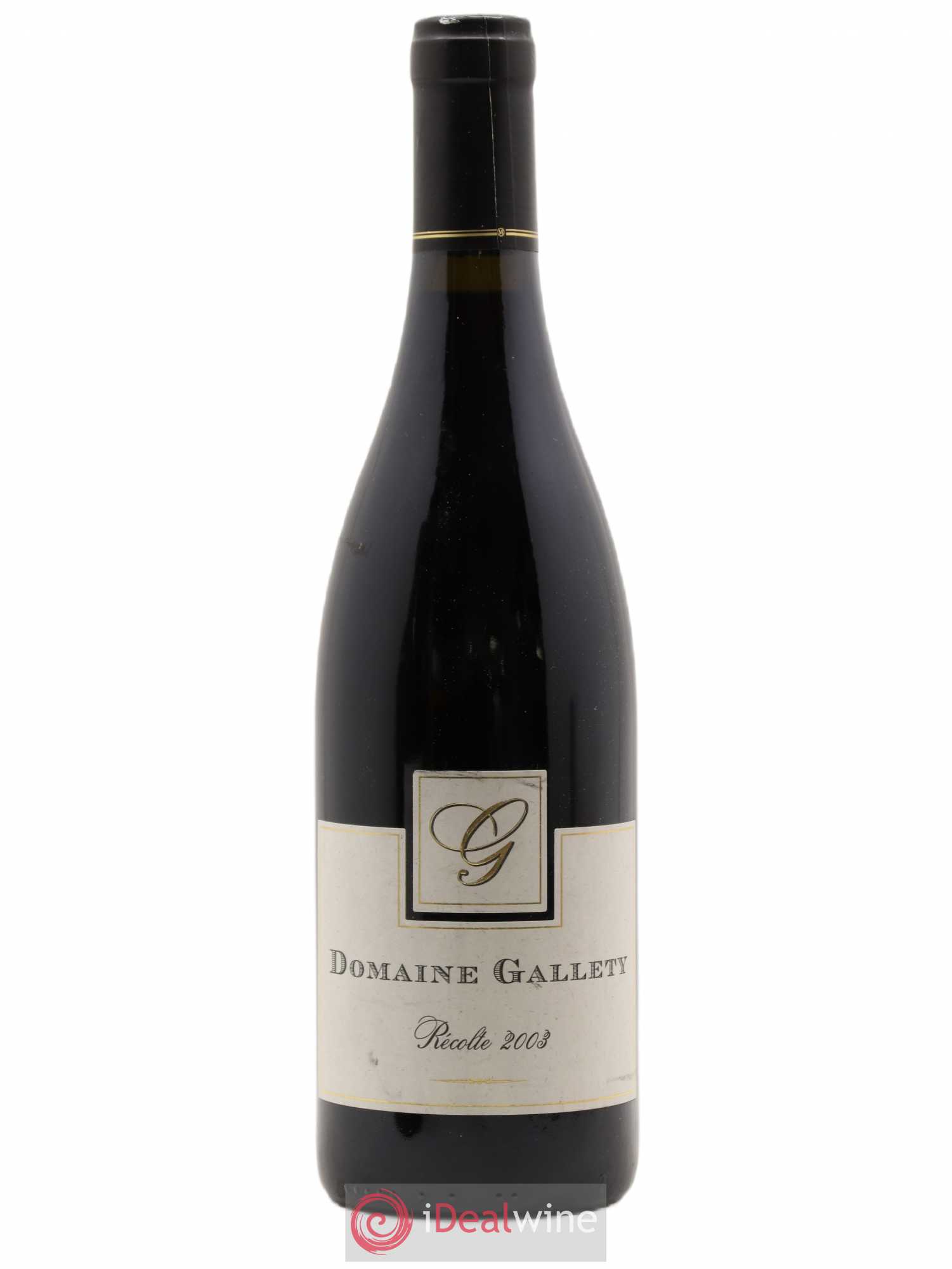 Côtes du Vivarais Gallety (Domaine) 2003 - Lot de 1 bouteille - 0