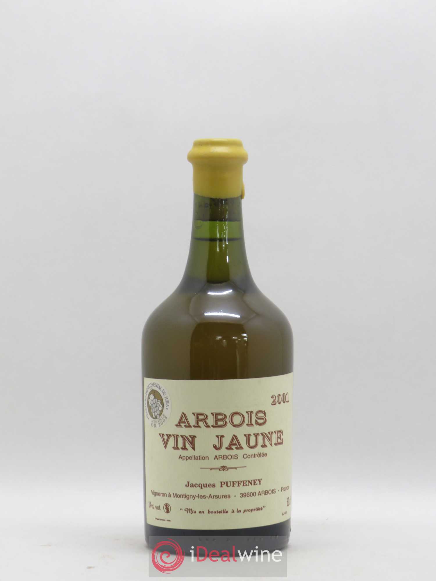 Arbois Vin Jaune Jacques Puffeney 2001 - Lot de 1 bouteille - 0