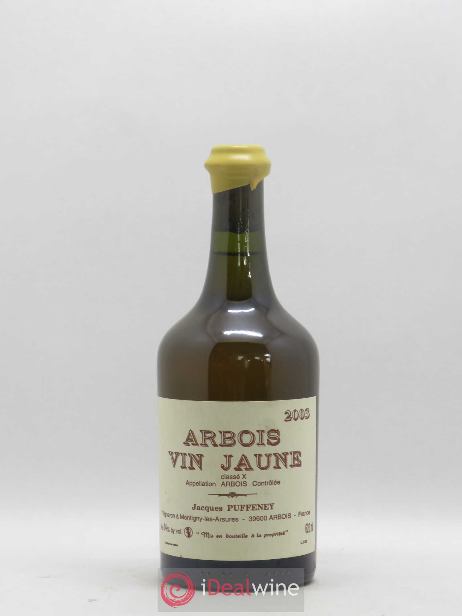 Arbois Vin Jaune Jacques Puffeney classé X 2003 - Posten von 1 Flasche - 0