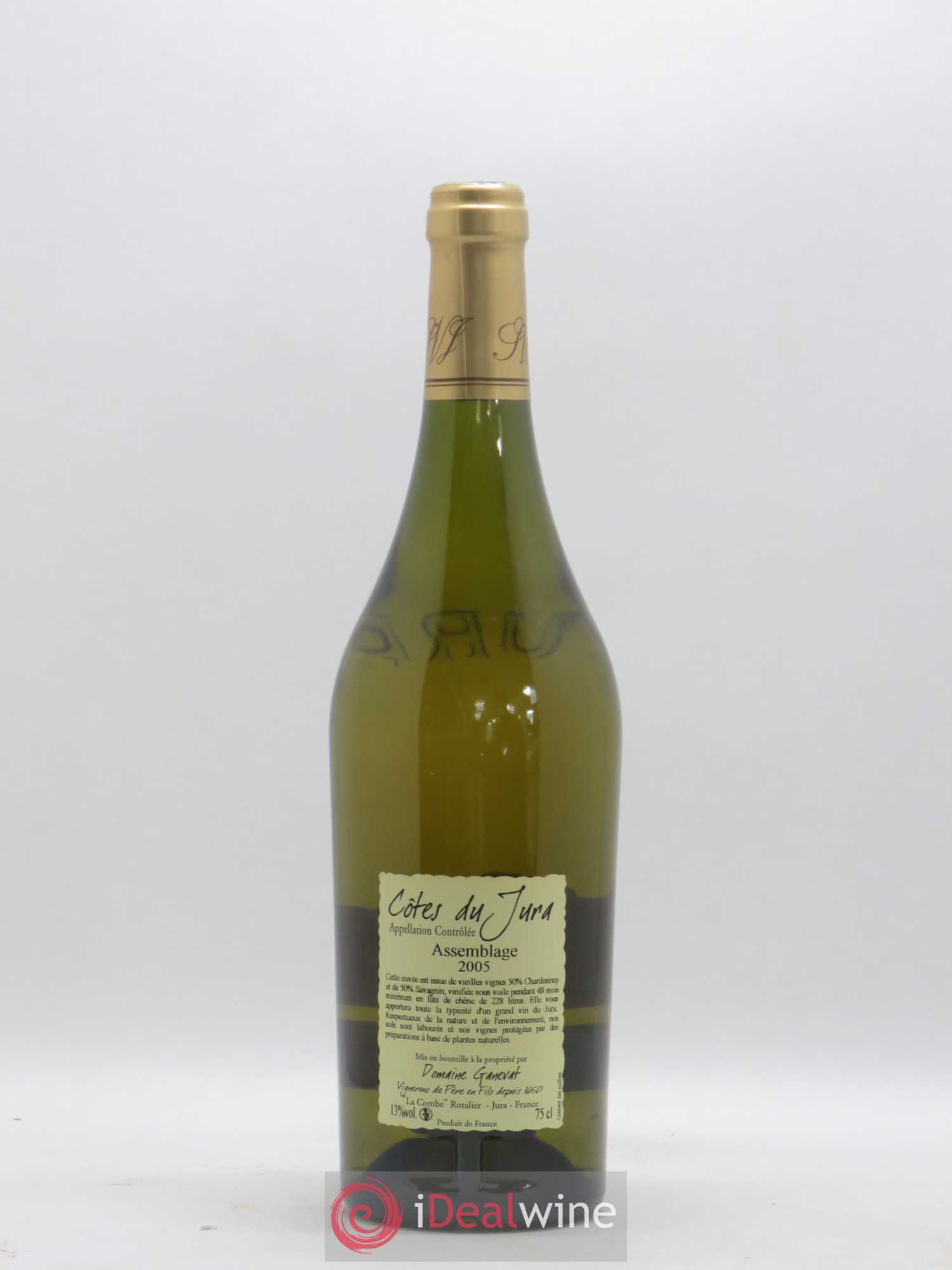 Côtes du Jura Cuvée de Garde Jean-François Ganevat (Domaine) 2005 - Lot de 1 bouteille - 1
