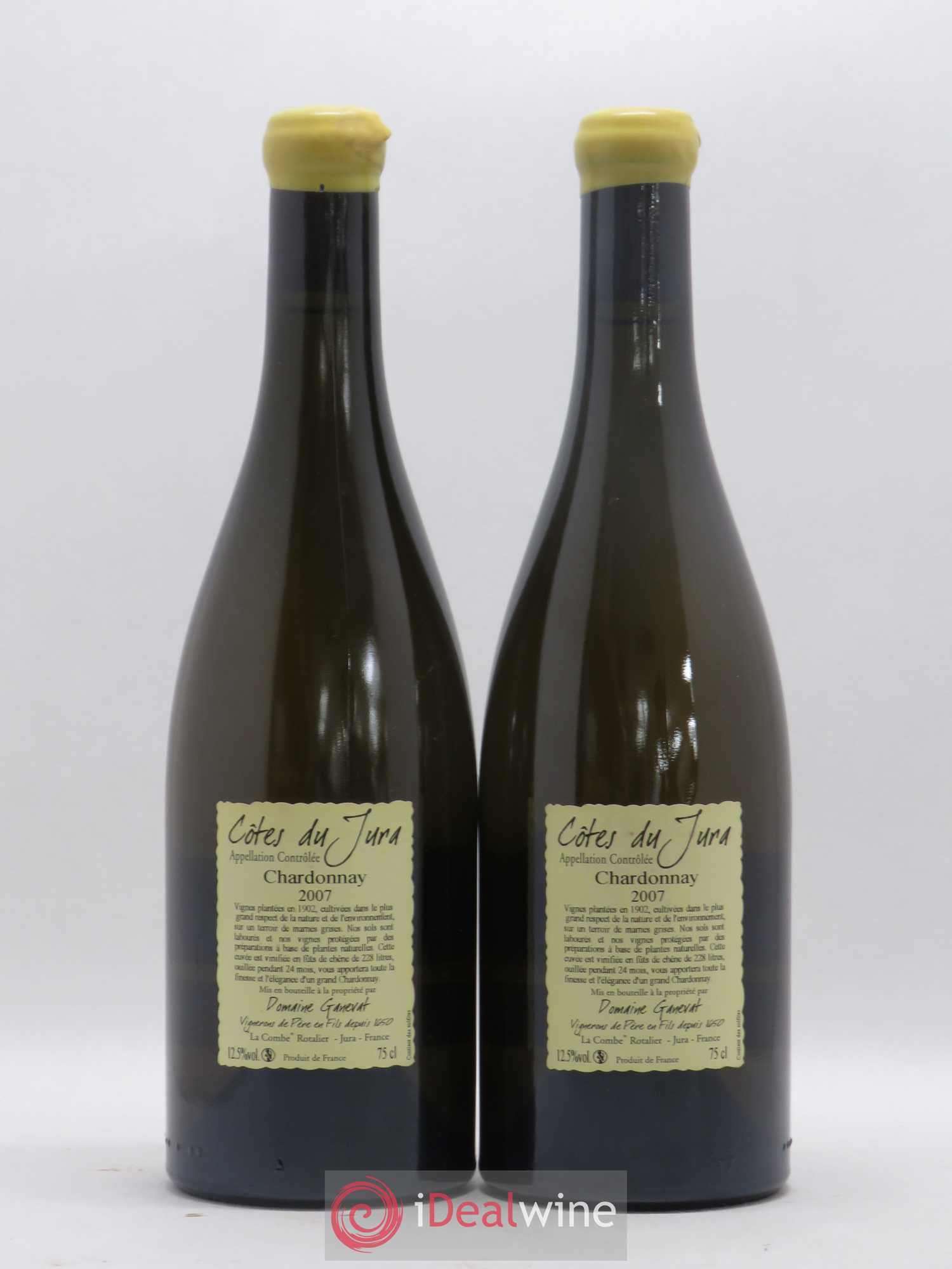 Côtes du Jura Les Chalasses Vieilles Vignes Jean-François Ganevat (Domaine) 2007 - Lot de 2 bouteilles - 1