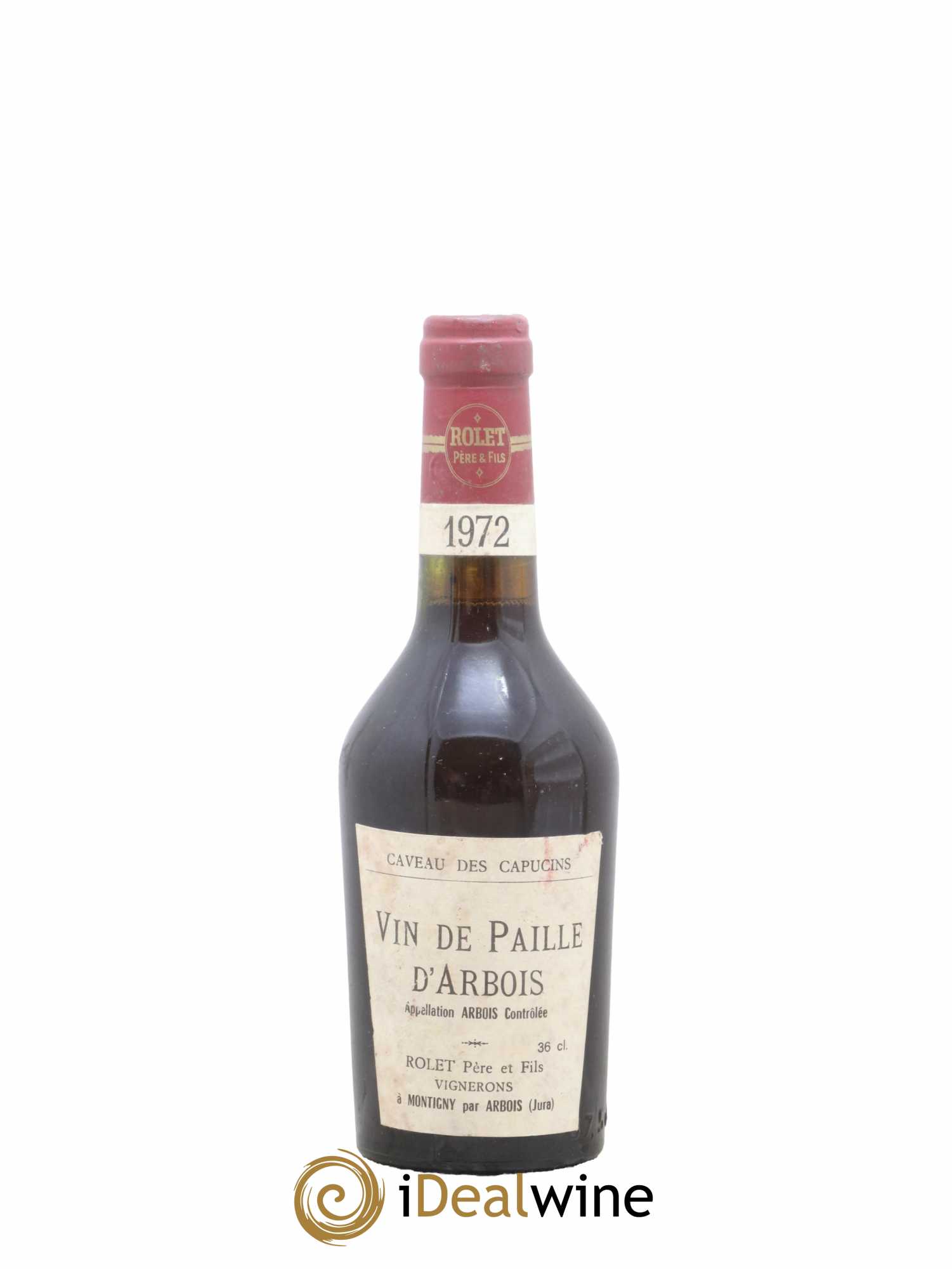 Arbois Vin de Paille Caveau Des Capucins Domaine Rolet 1972 - Lotto di 1 mezza bottiglia - 0