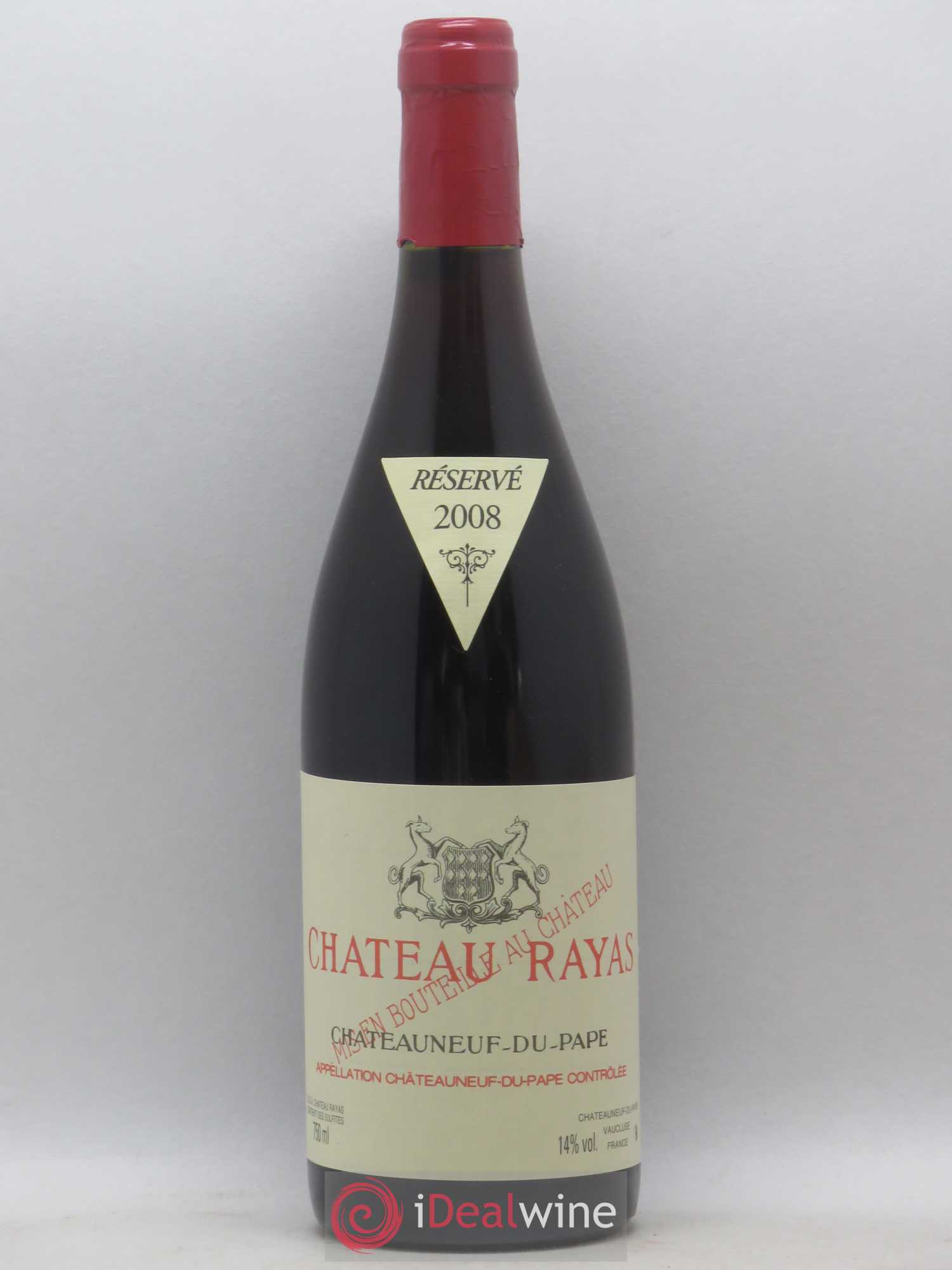 Châteauneuf-du-Pape Château Rayas Emmanuel Reynaud 2008 - Lot de 1 bouteille - 0