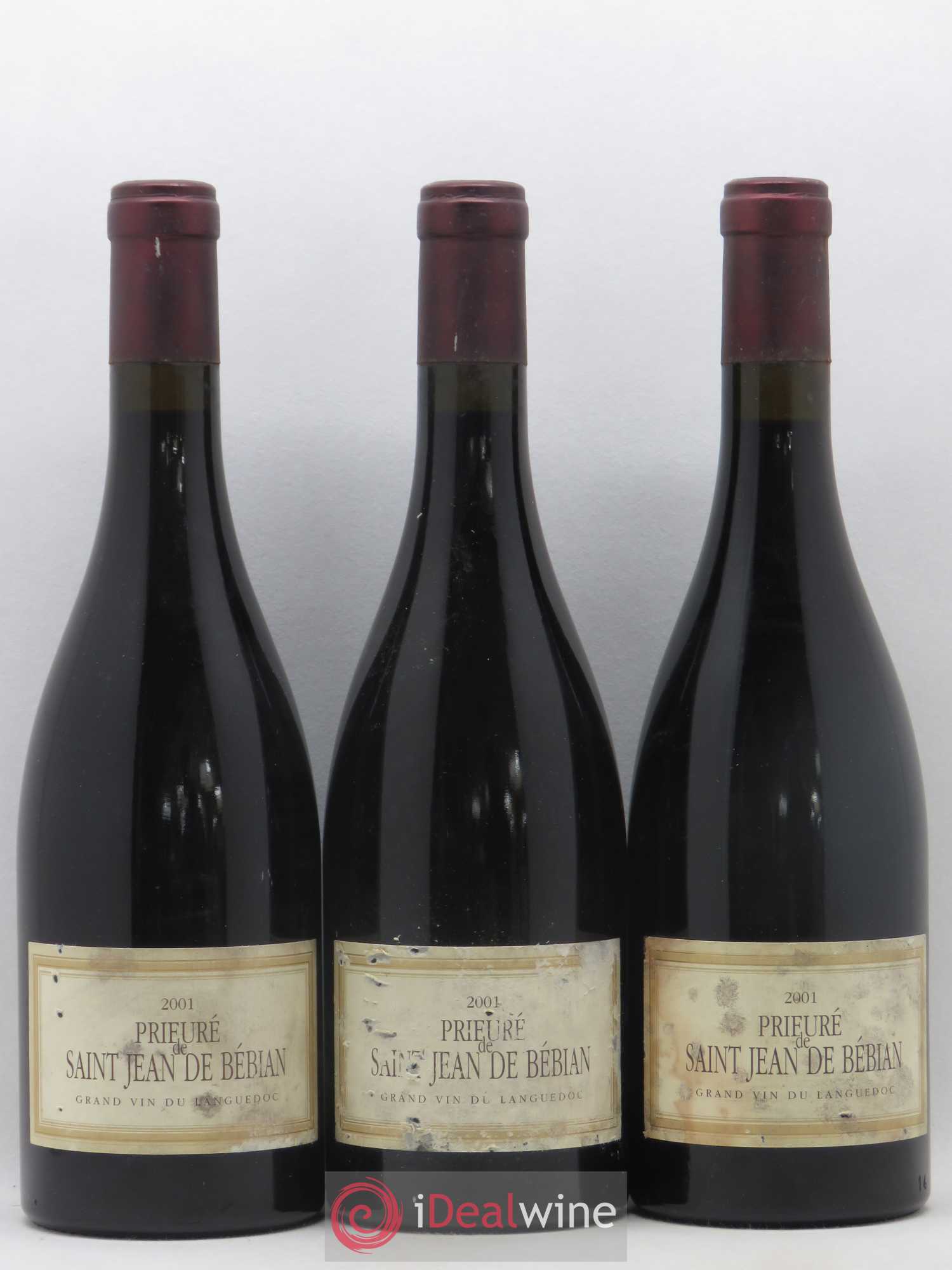 Languedoc Prieuré St-Jean de Bébian 2001 - Lot de 3 bouteilles - 0