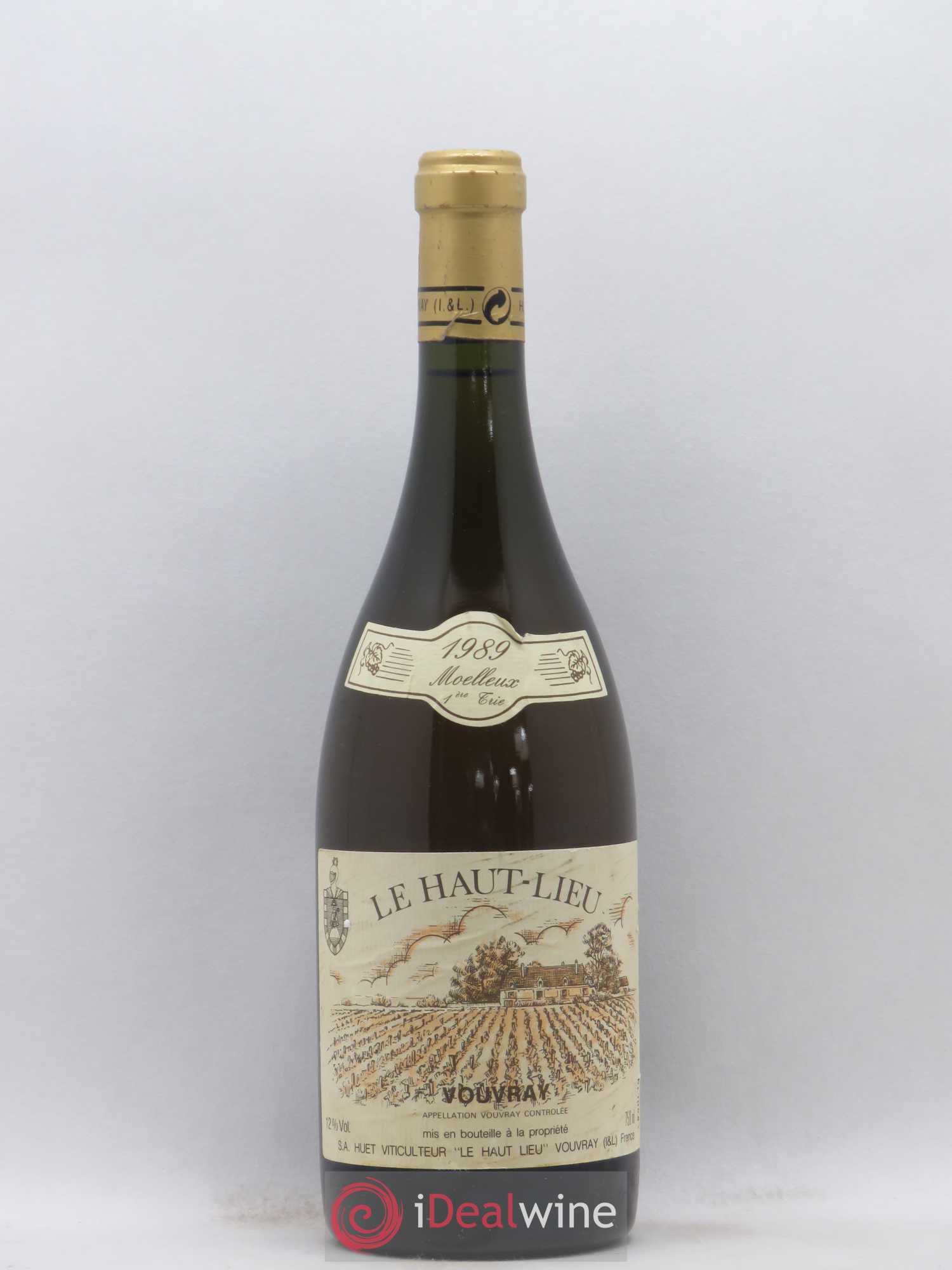 Vouvray Le Haut-Lieu Moelleux 1ère Trie Domaine Huet 1989 - Lot de 1 bouteille - 0