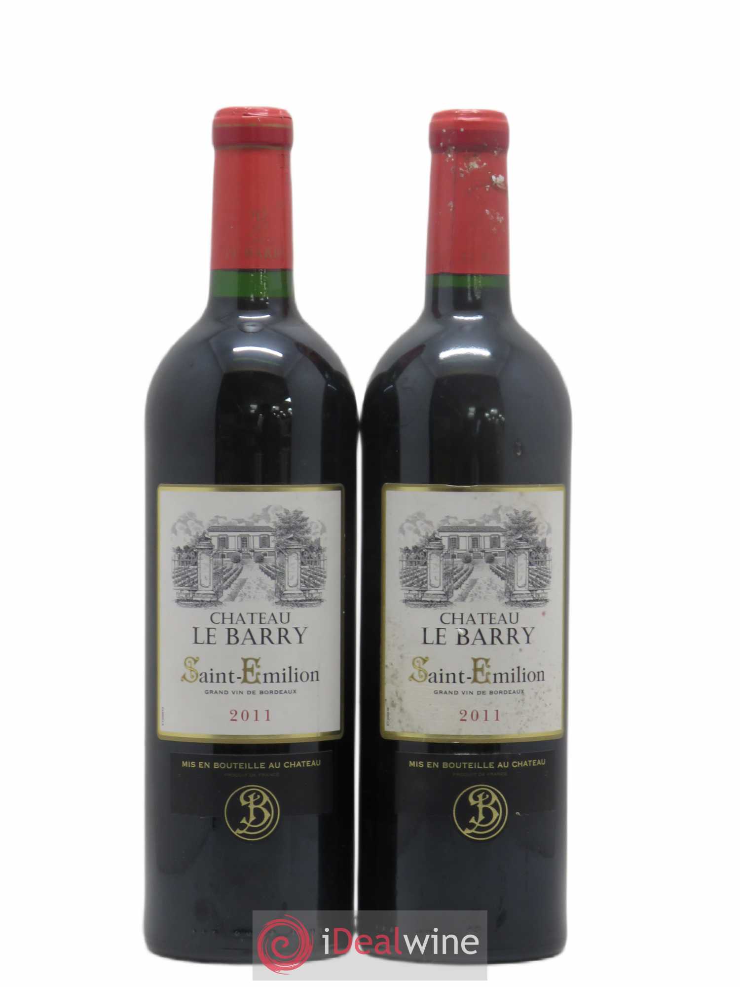 Saint-Émilion Grand Cru Château Le Barry 2011 - Lot de 2 bouteilles - 0