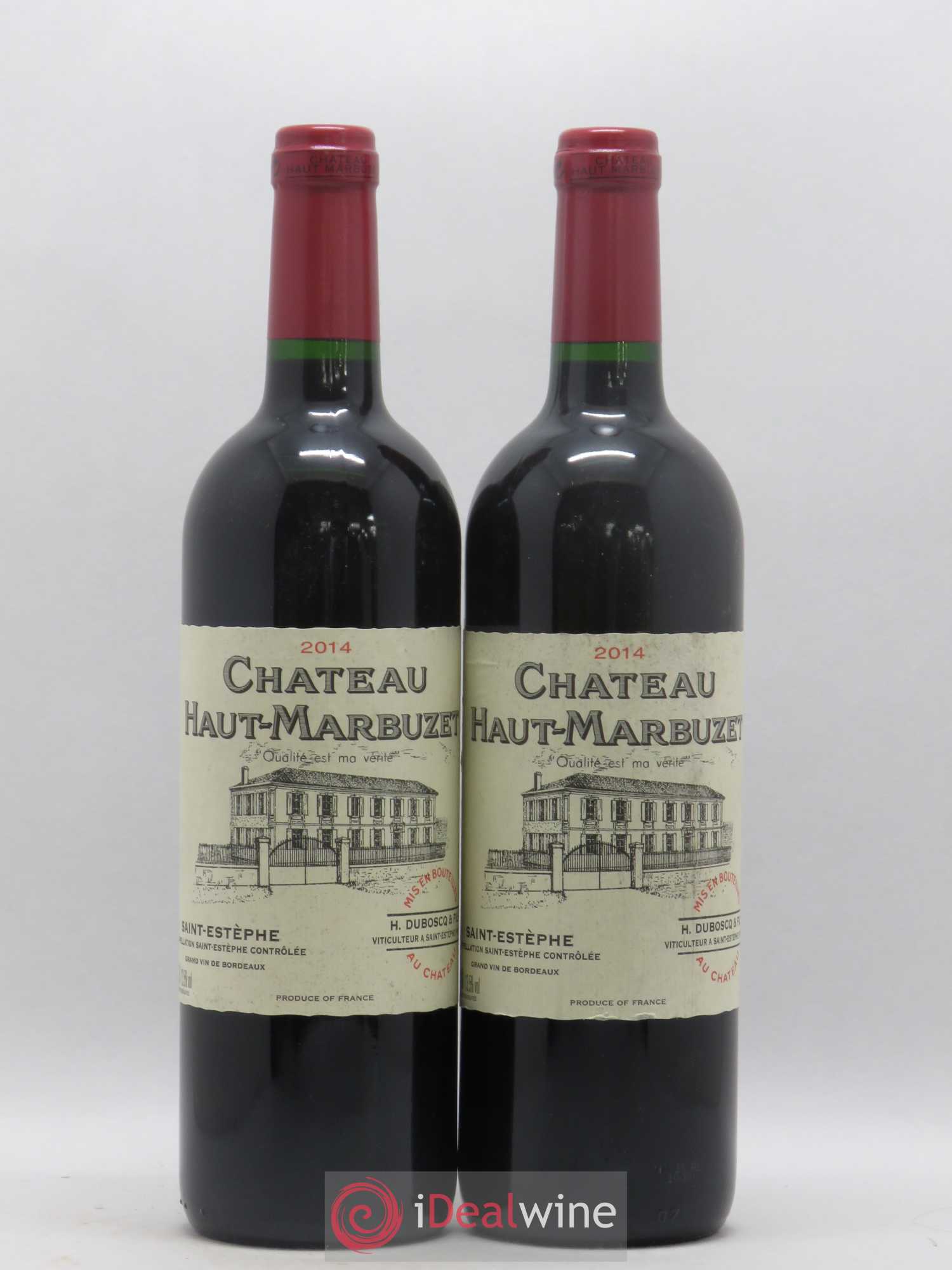 Château Haut Marbuzet 2014 - Lot de 2 bouteilles - 0