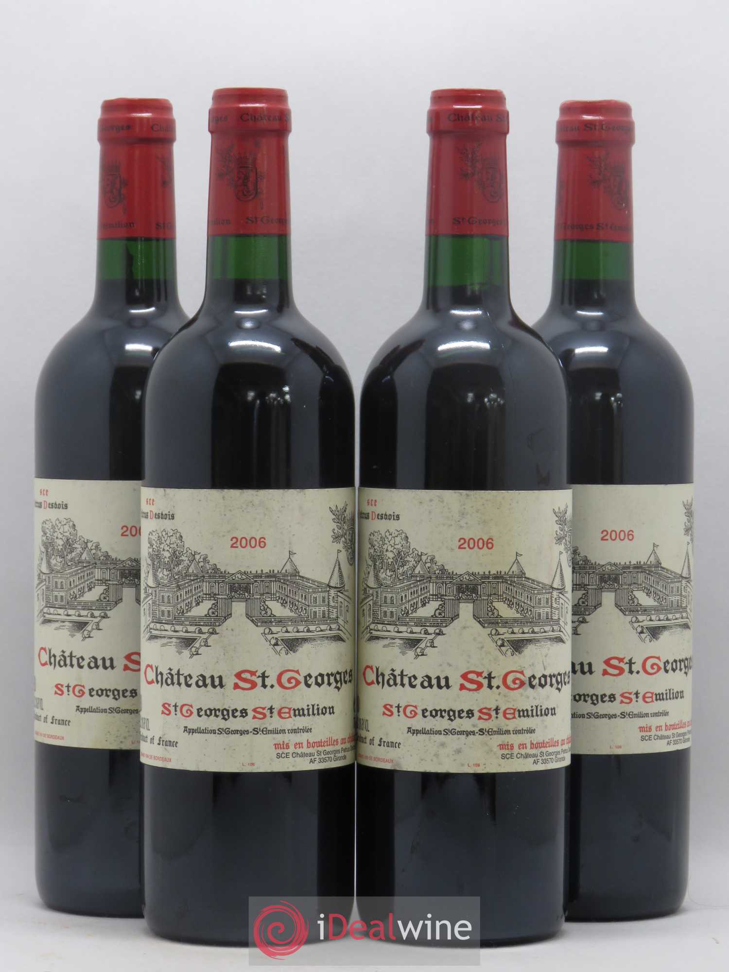 Château Saint-Georges 2006 - Lot de 4 bouteilles - 0