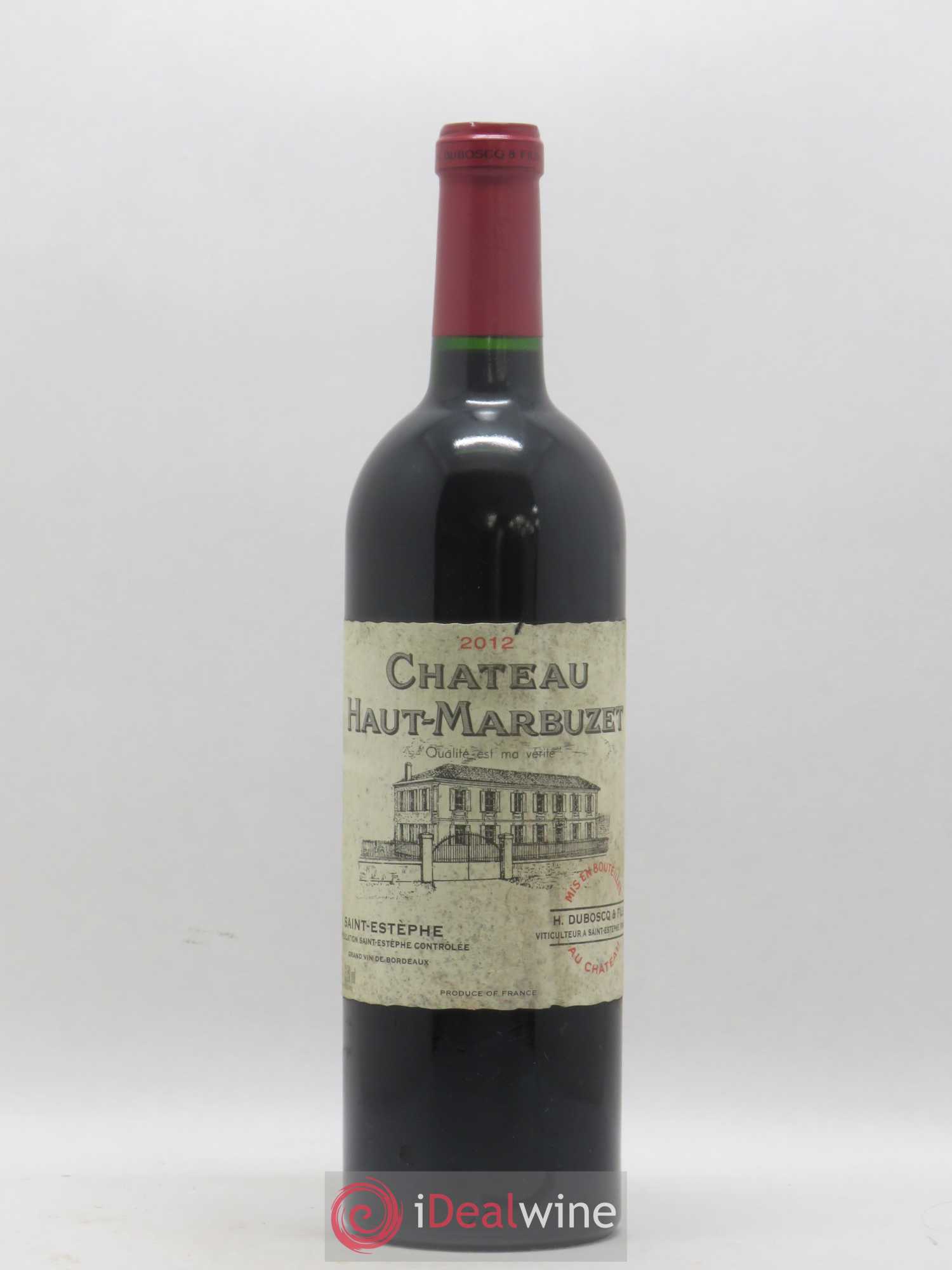 Château Haut Marbuzet 2012 - Lot de 1 bouteille - 0