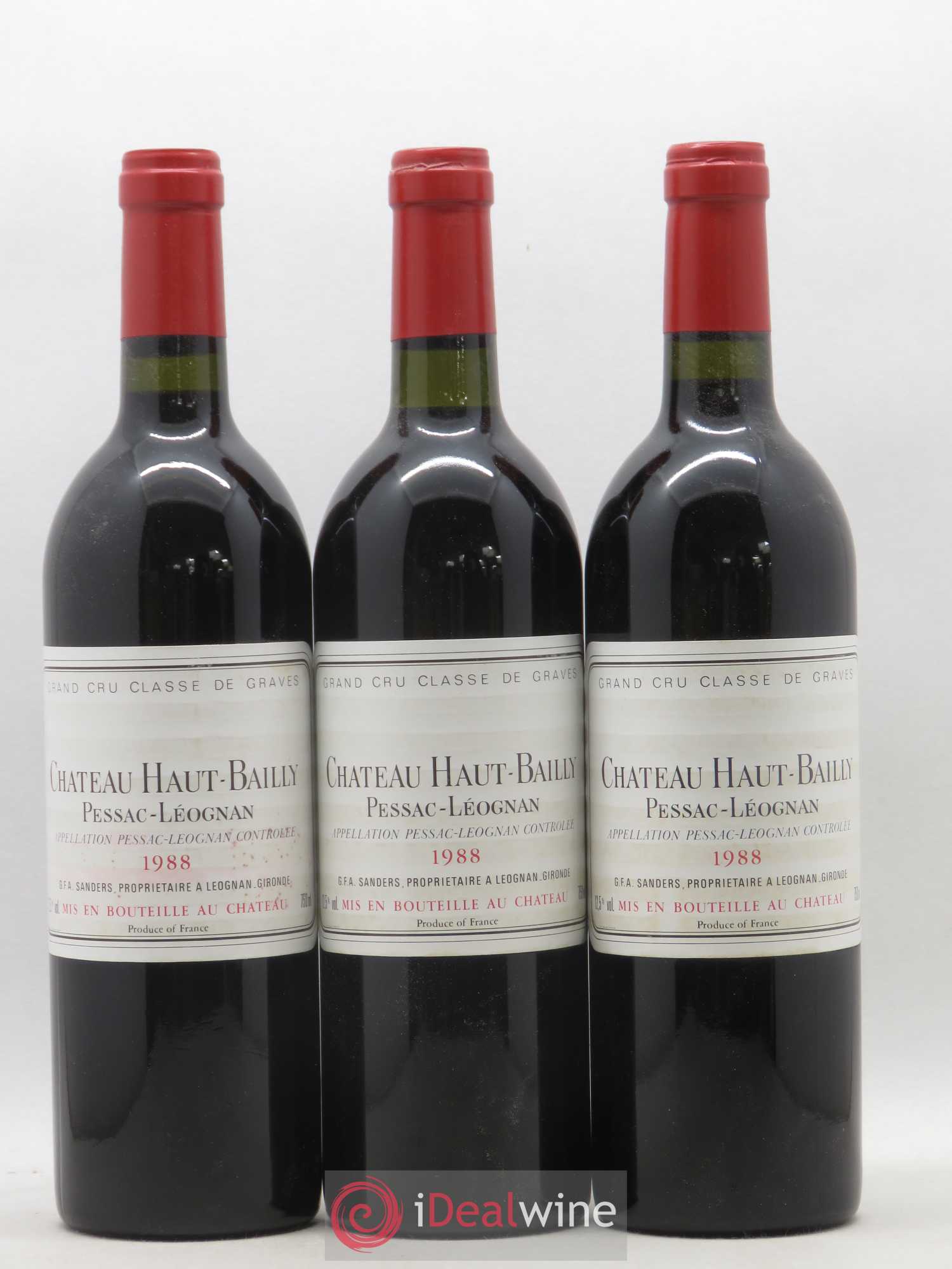 Château Haut-Bailly Cru Classé de Graves 1988 - Lot de 12 bouteilles - 2