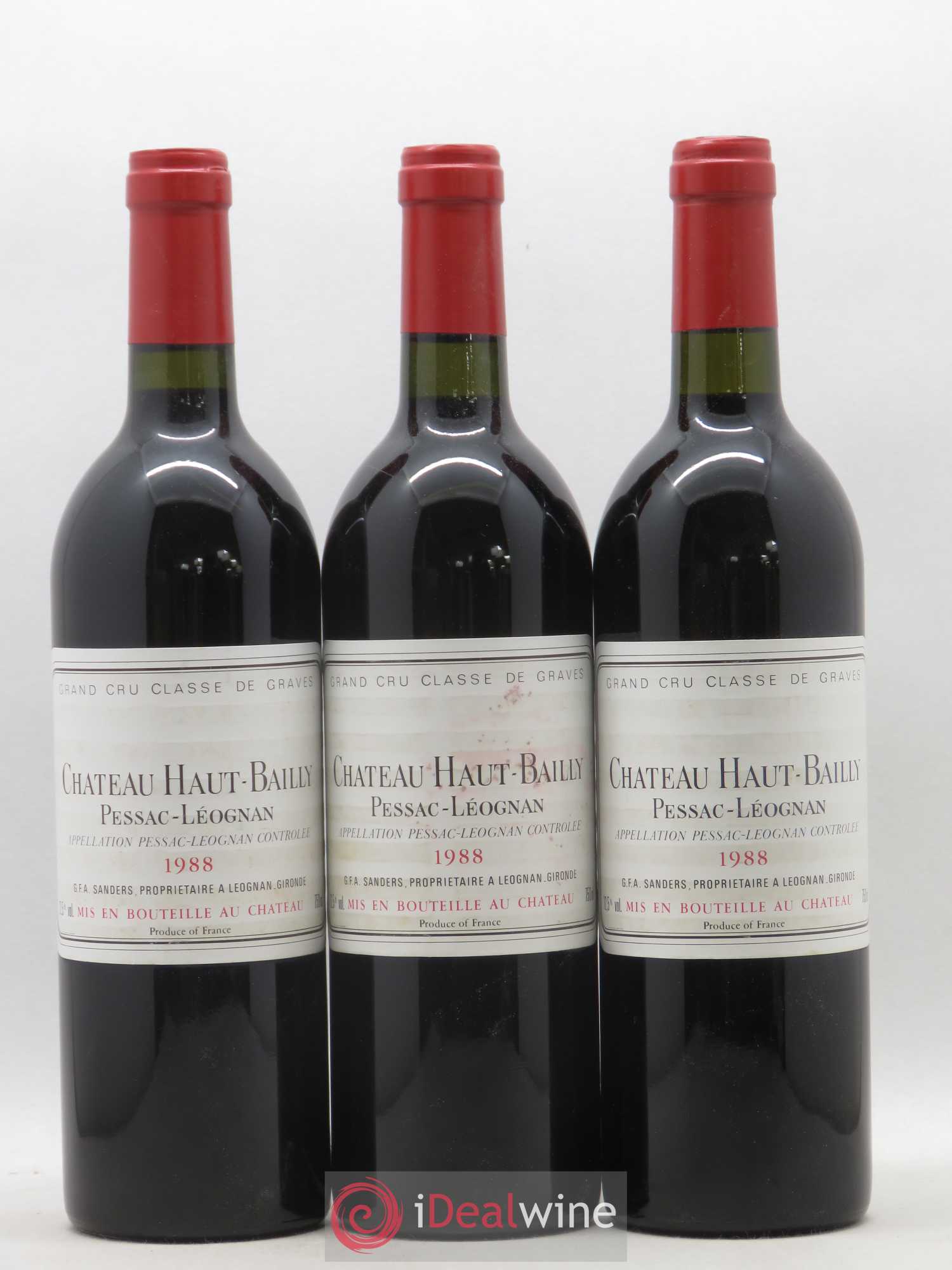 Château Haut-Bailly Cru Classé de Graves 1988 - Lot de 12 bouteilles - 3