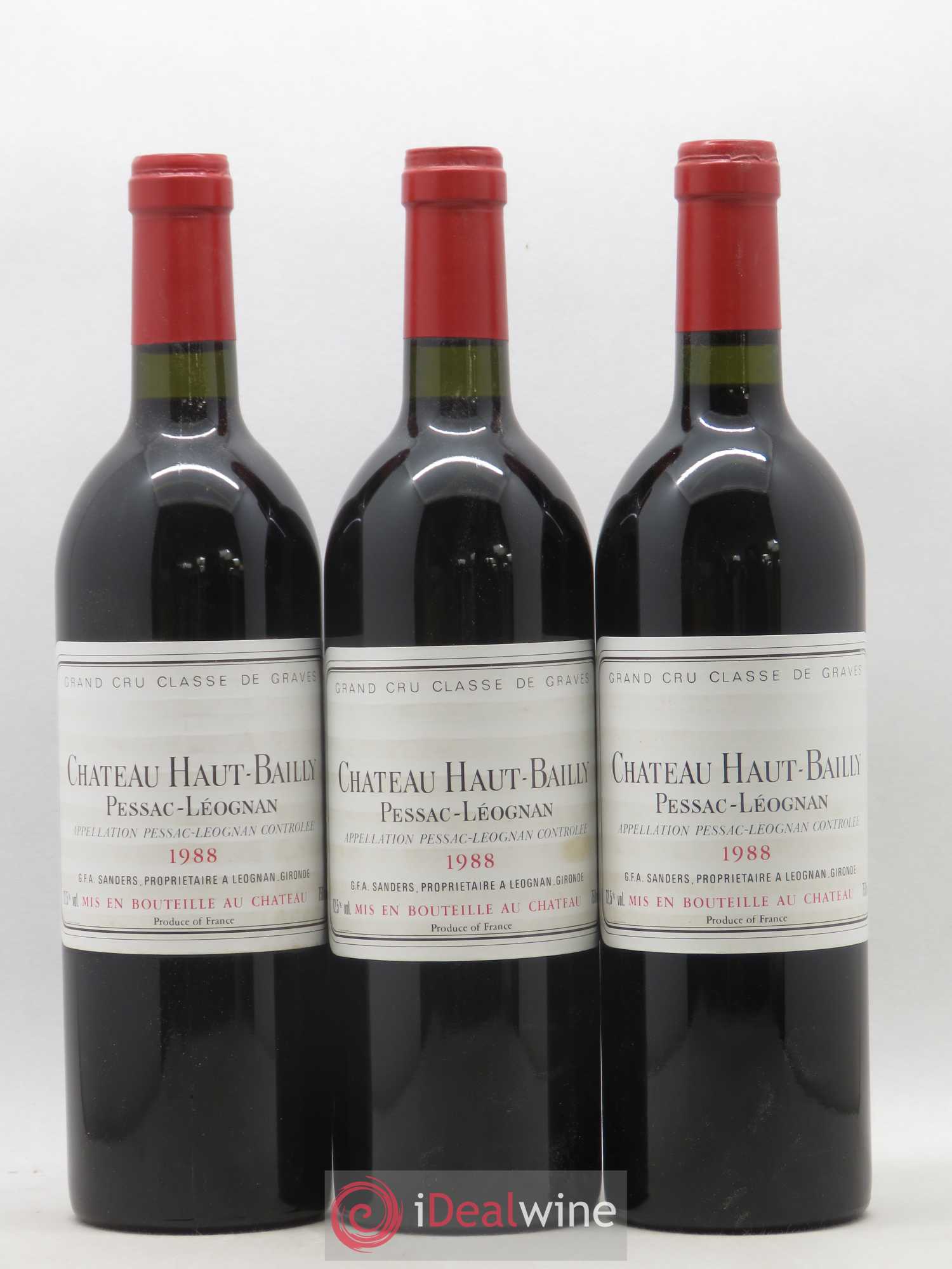 Château Haut-Bailly Cru Classé de Graves 1988 - Lot de 12 bouteilles - 4