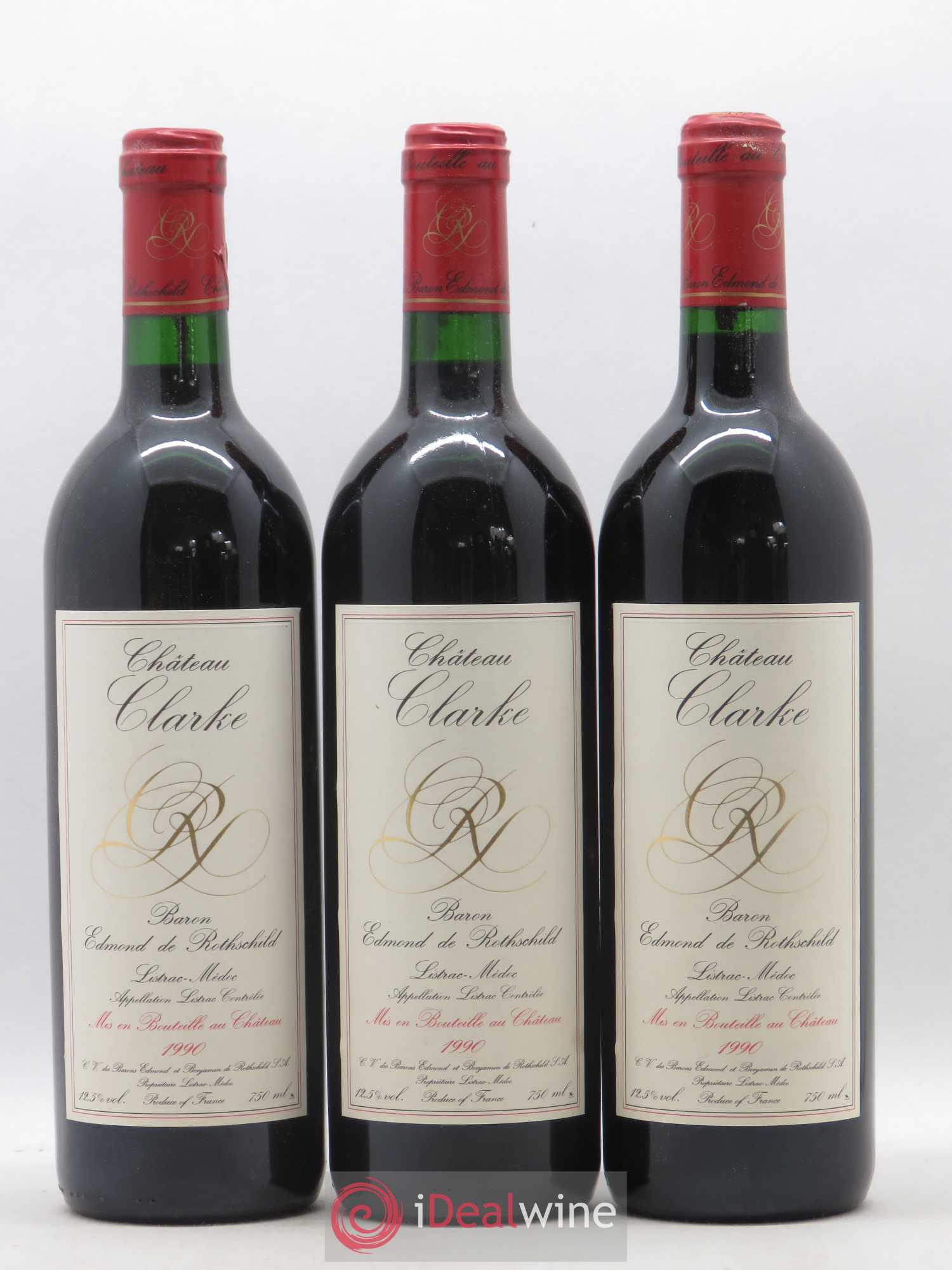 Château Clarke 1990 - Lot de 12 bouteilles - 2