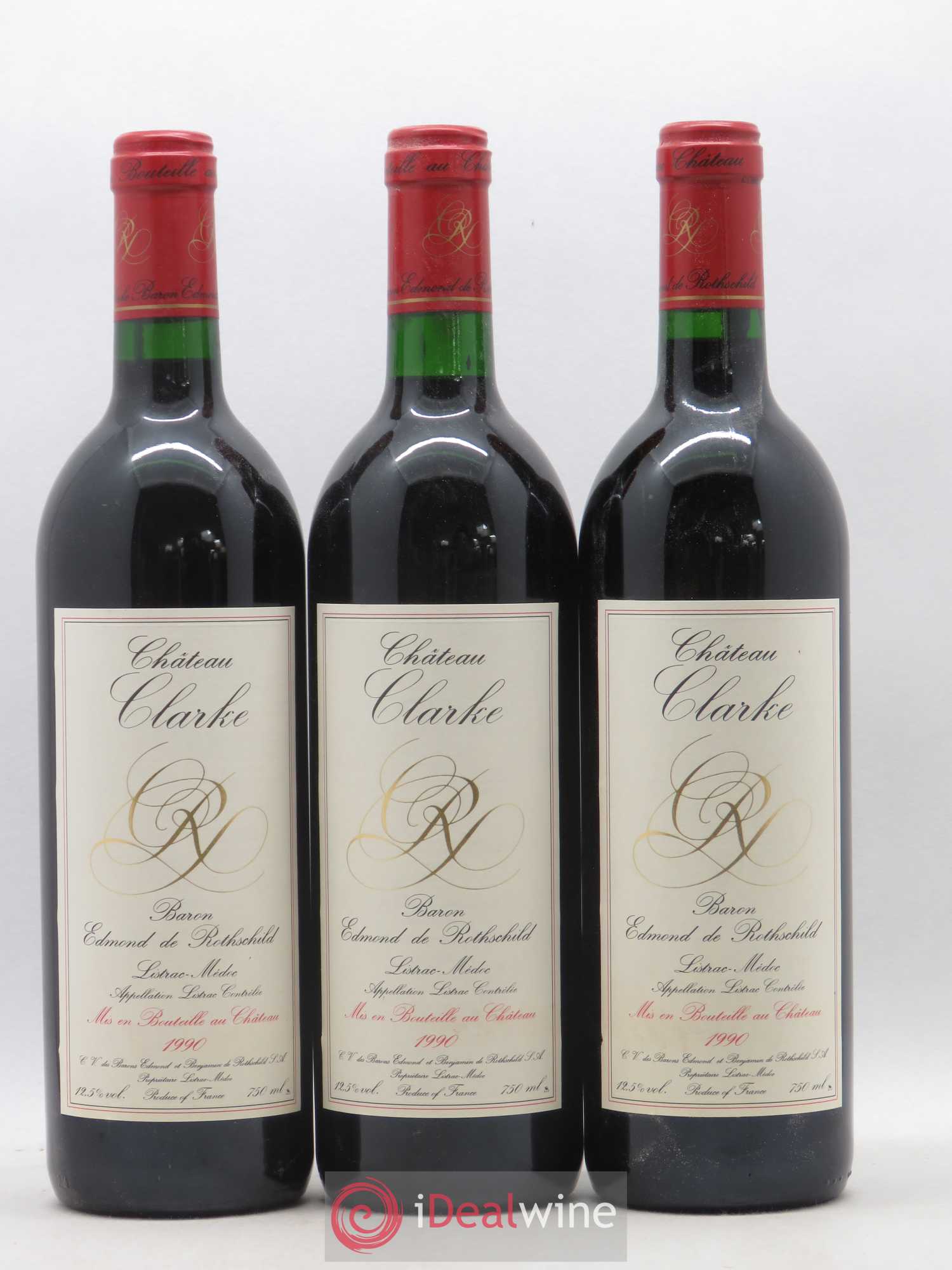 Château Clarke 1990 - Lot de 12 bouteilles - 3