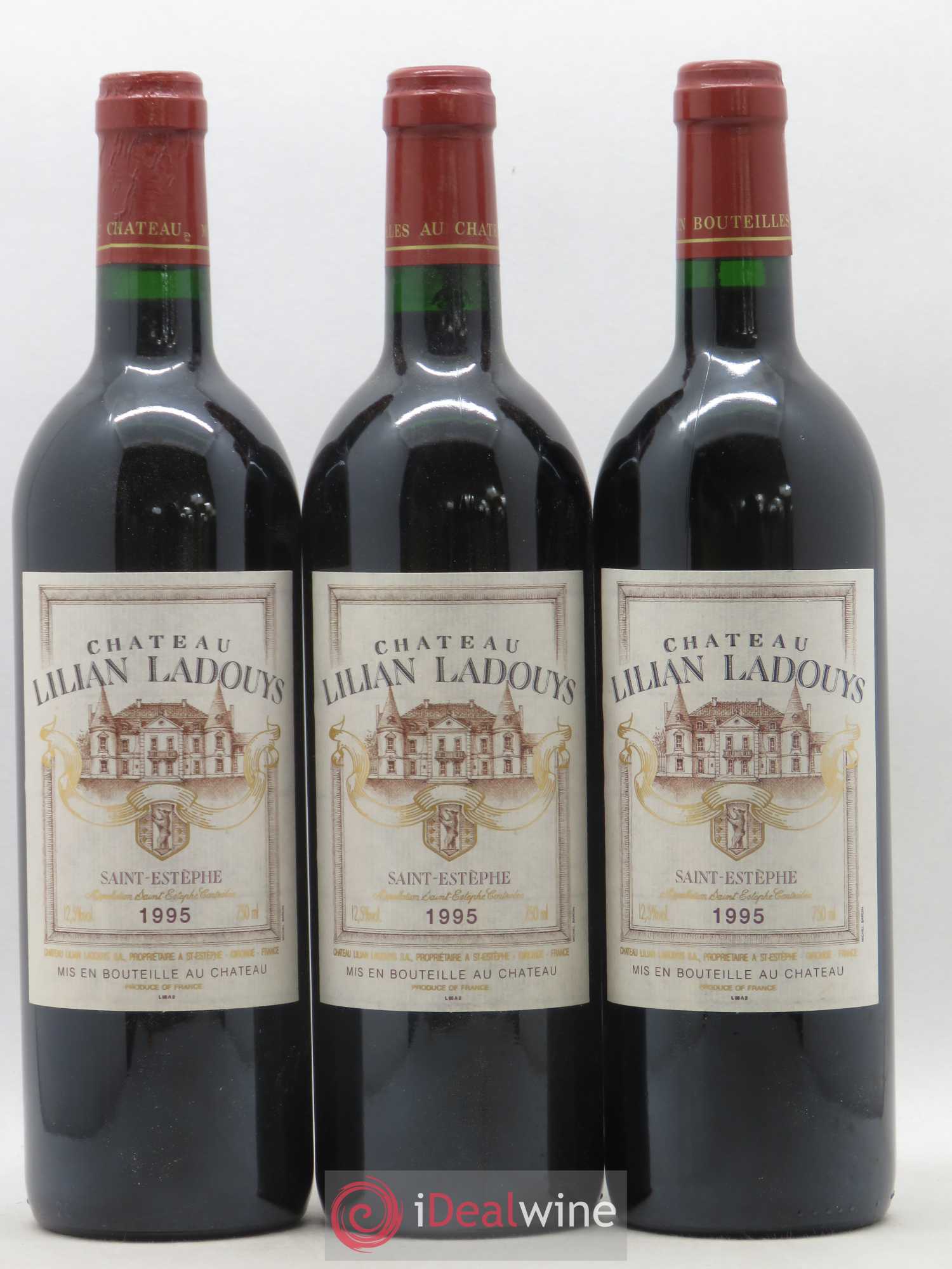Château Lilian Ladouys Cru Bourgeois 1995 - Lot de 12 bouteilles - 1