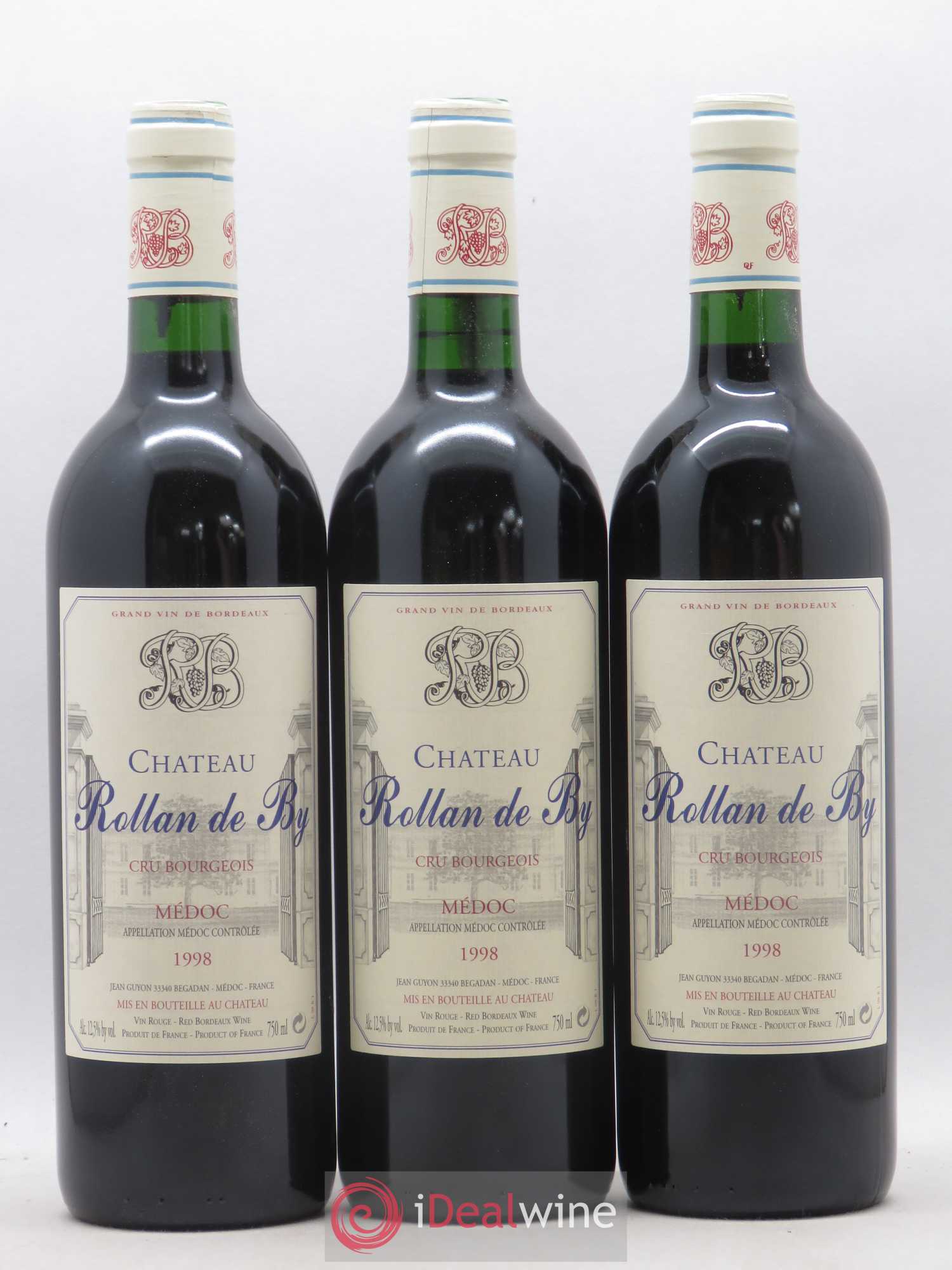 Château Rollan de By Cru Bourgeois 1998 - Lot de 12 bouteilles - 2