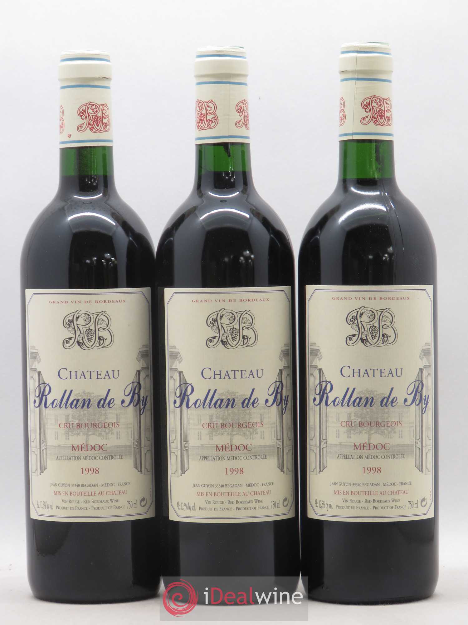 Château Rollan de By Cru Bourgeois 1998 - Lot de 12 bouteilles - 3