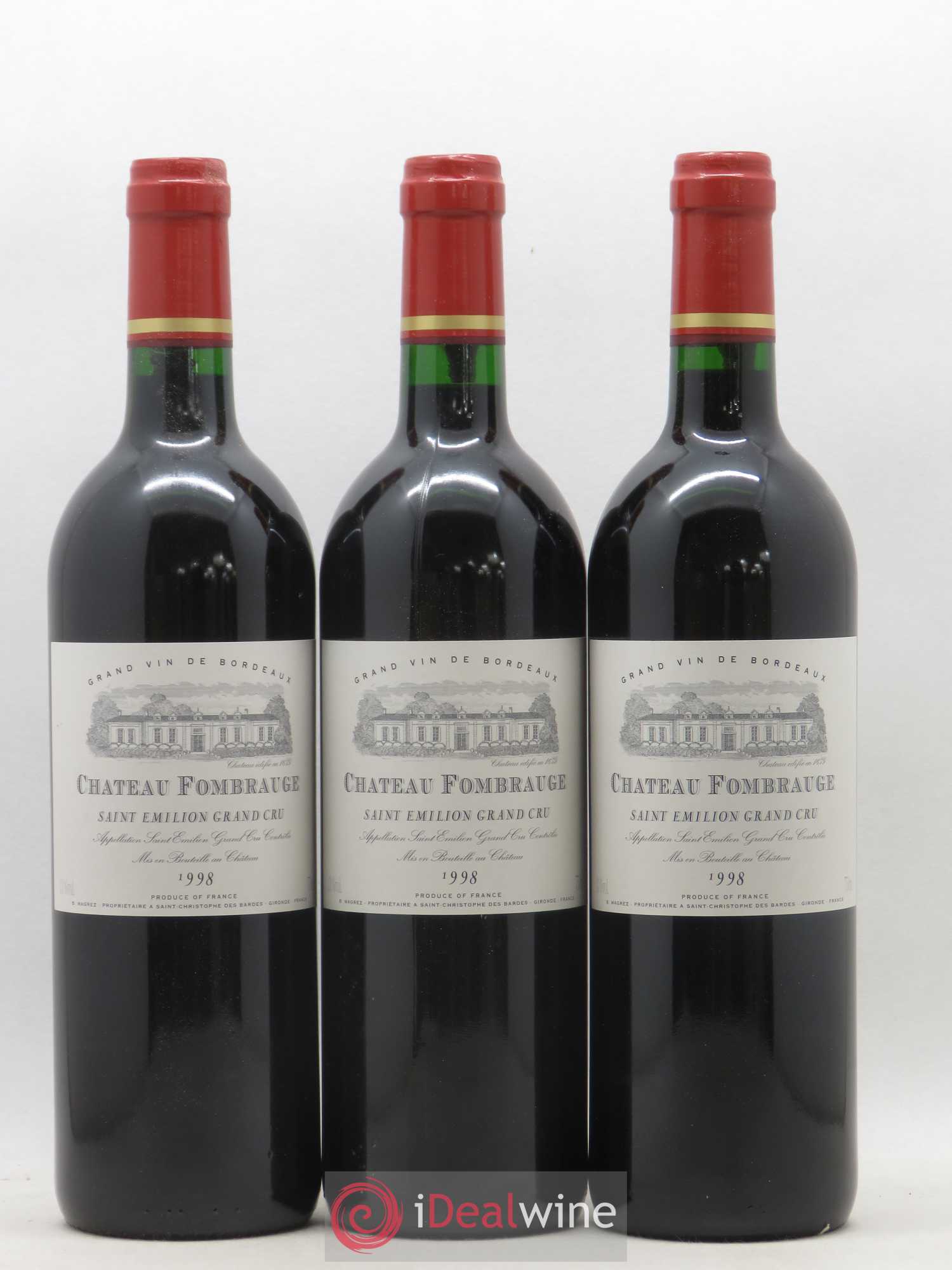 Château Fombrauge Grand Cru Classé 1998 - Lot de 12 bouteilles - 4
