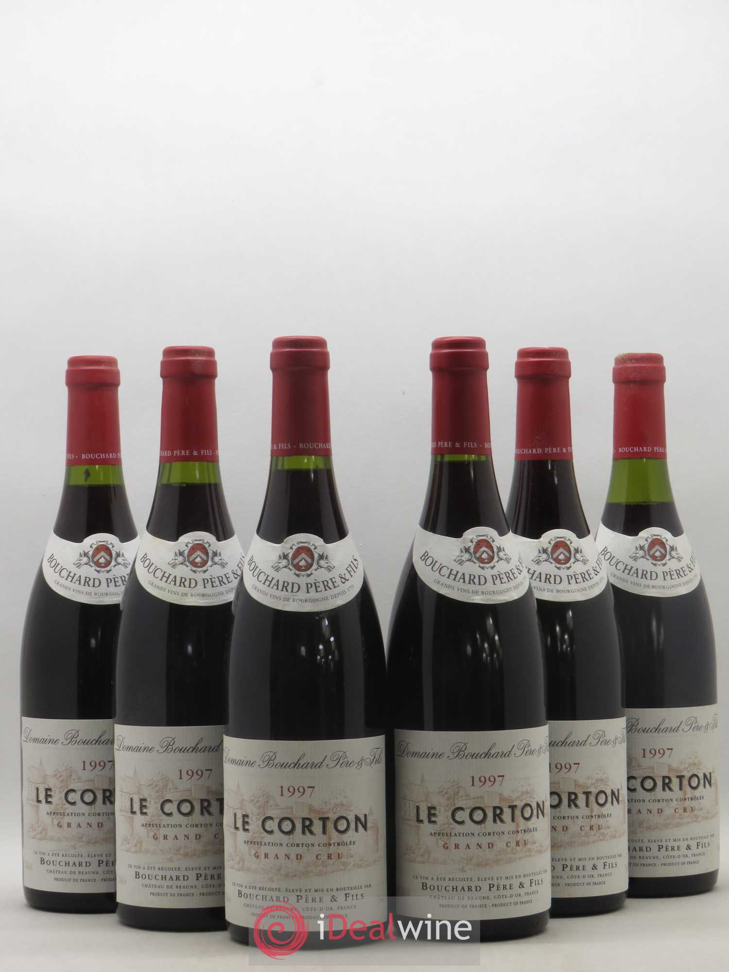 Corton Grand Cru Le Corton Bouchard Père & Fils 1997 - Lot de 6 bouteilles - 0