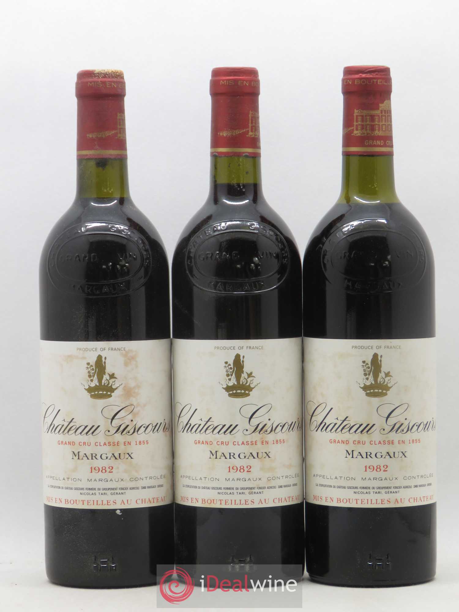 Château Giscours 3ème Grand Cru Classé 1982 - Lot de 6 bouteilles - 1