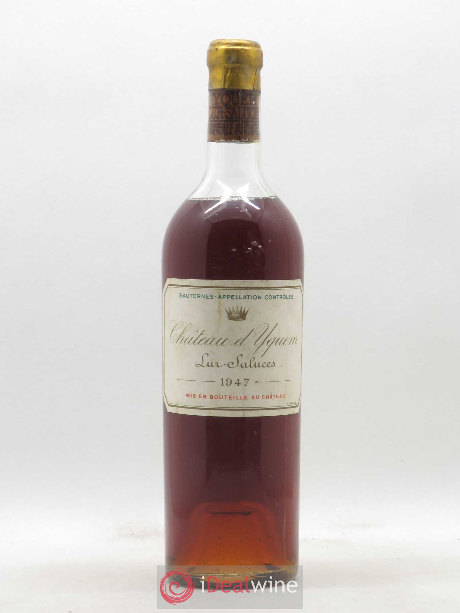 Château d' Yquem 1er Cru Classé Supérieur 1947 - Lotto di 1 bottiglia - 0