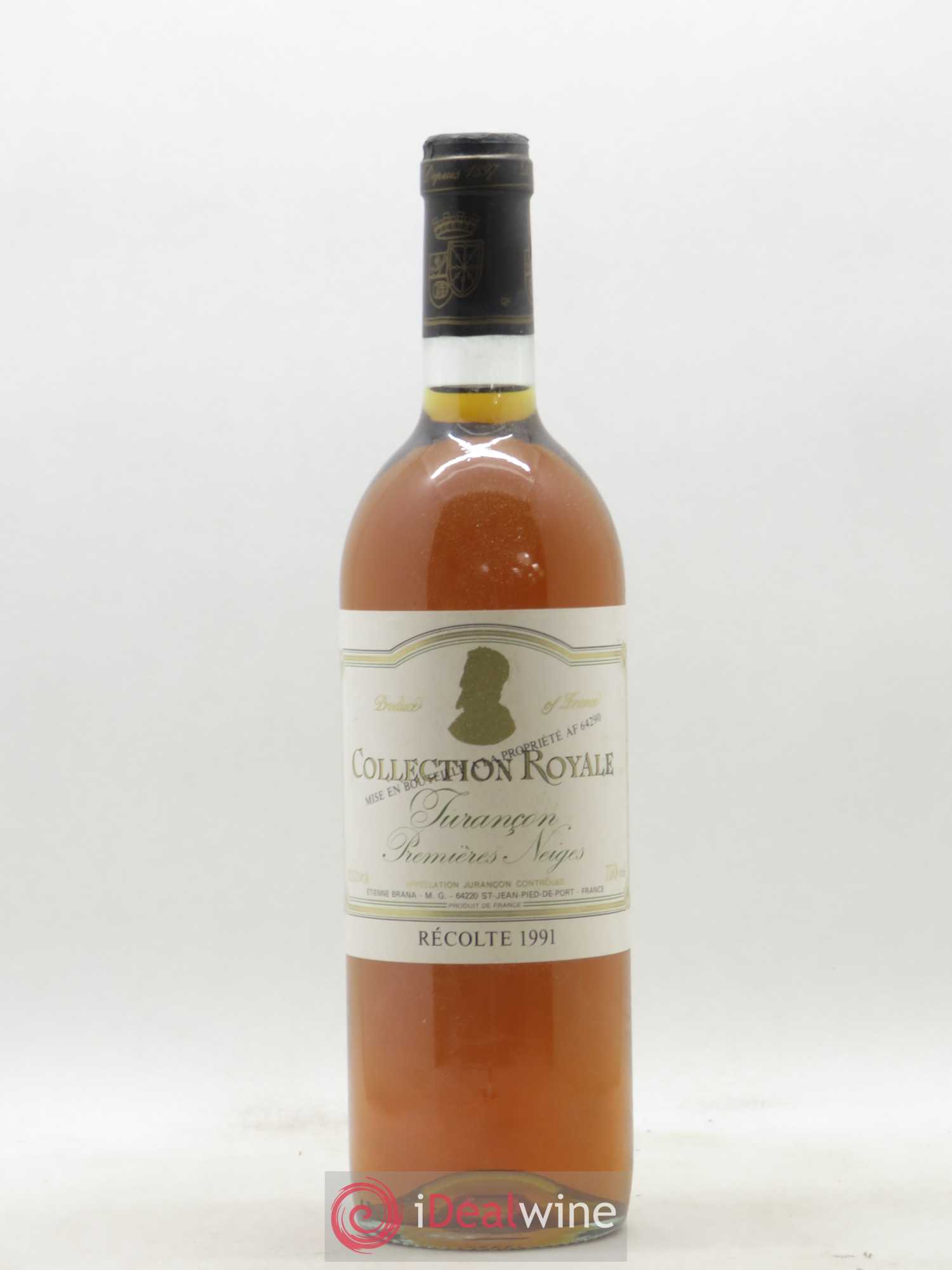 Jurançon Premieres neiges Collection Royale 1991 - Posten von 1 Flasche - 0