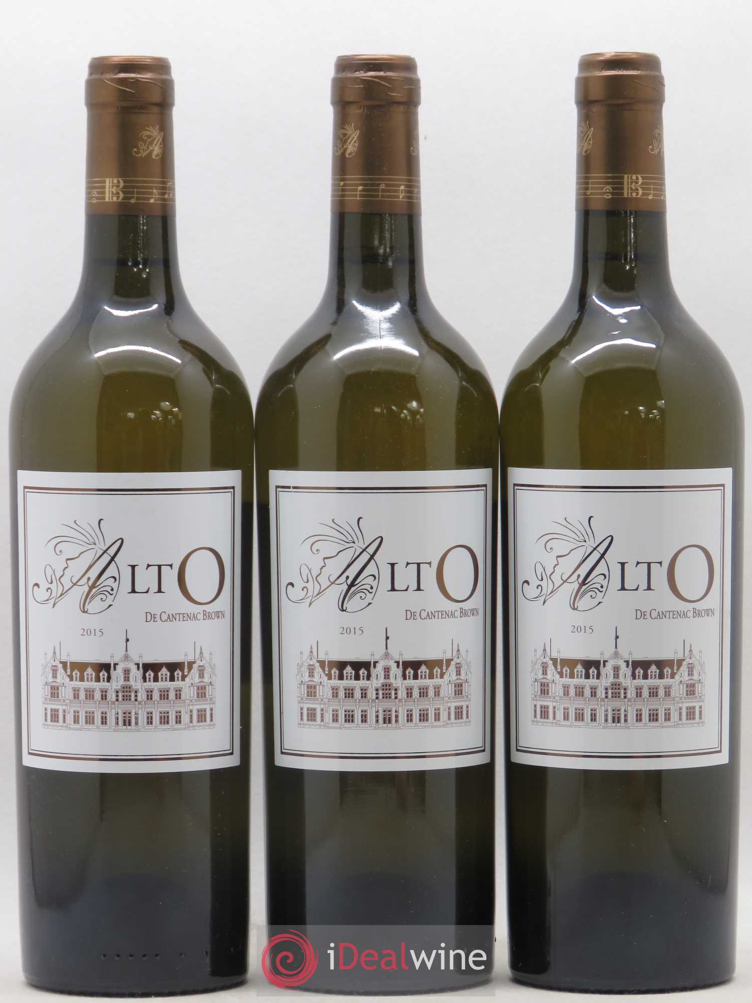 Bordeaux Alto de Cantenac Brown 2015 - Posten von 3 Flaschen - 0